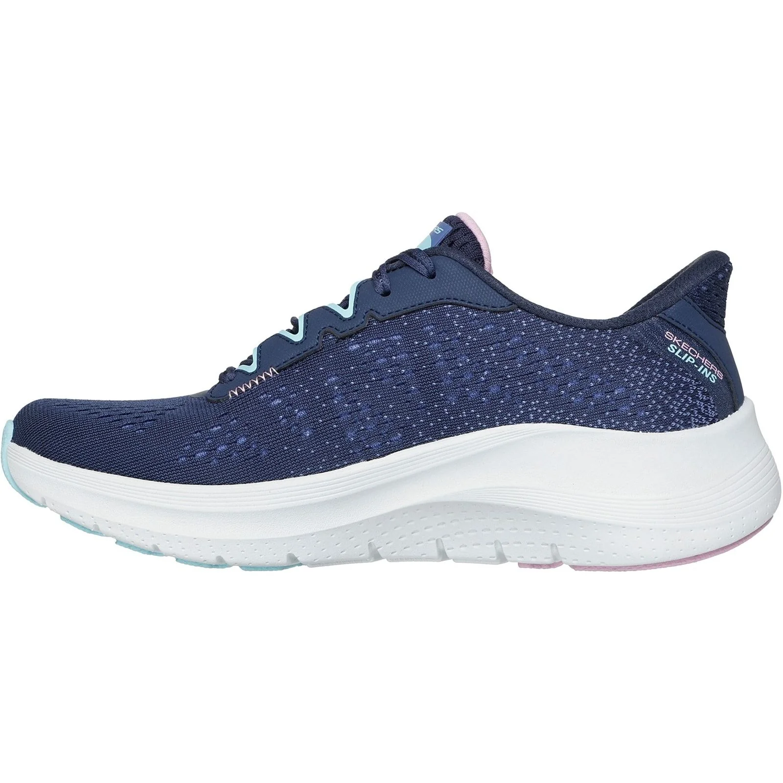 Skechers Womens Arch Fit 2.0 Fresh Pace Trainer Navy/Multi - Image 2