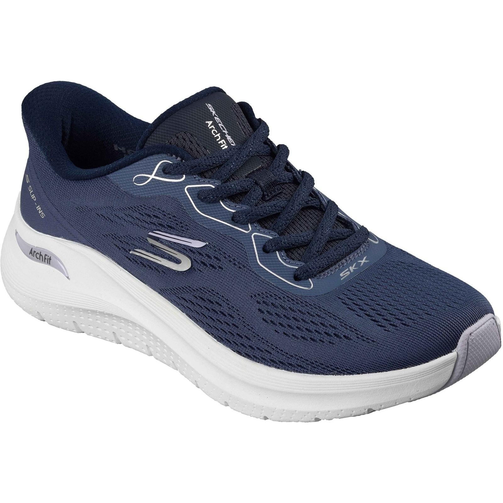 Skechers Womens Arch Fit 2.0 Trainer Navy - Image 5