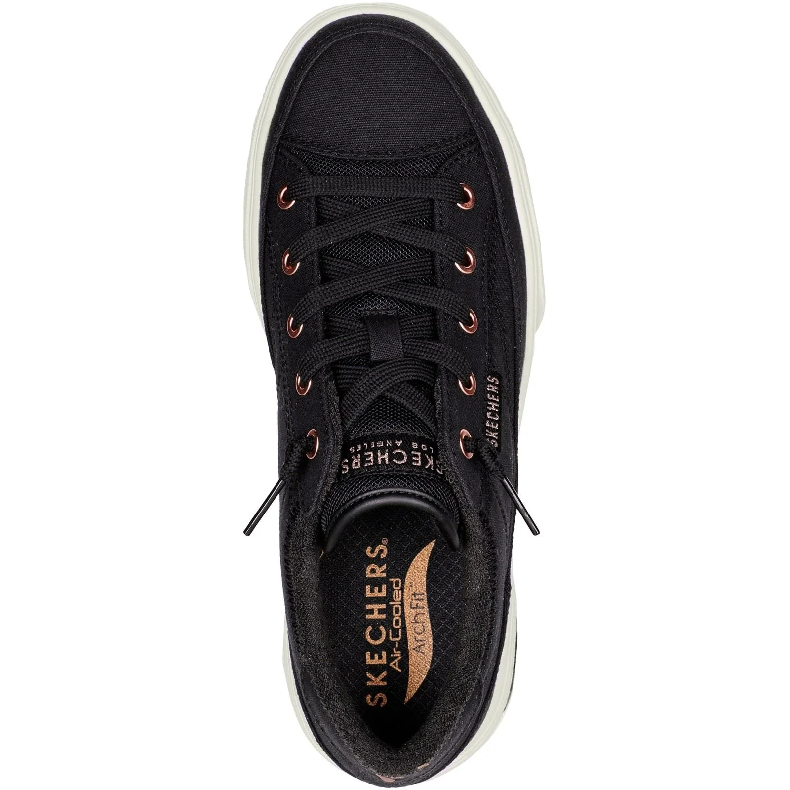 Skechers Womens Arch Fit Arcade - Meet Ya There Trainers Black - Image 3