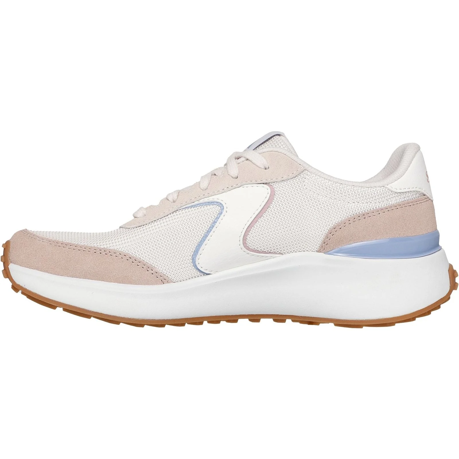 Skechers Womens BLVD Retro Runner Trainer Light Pink/Purple - Image 2