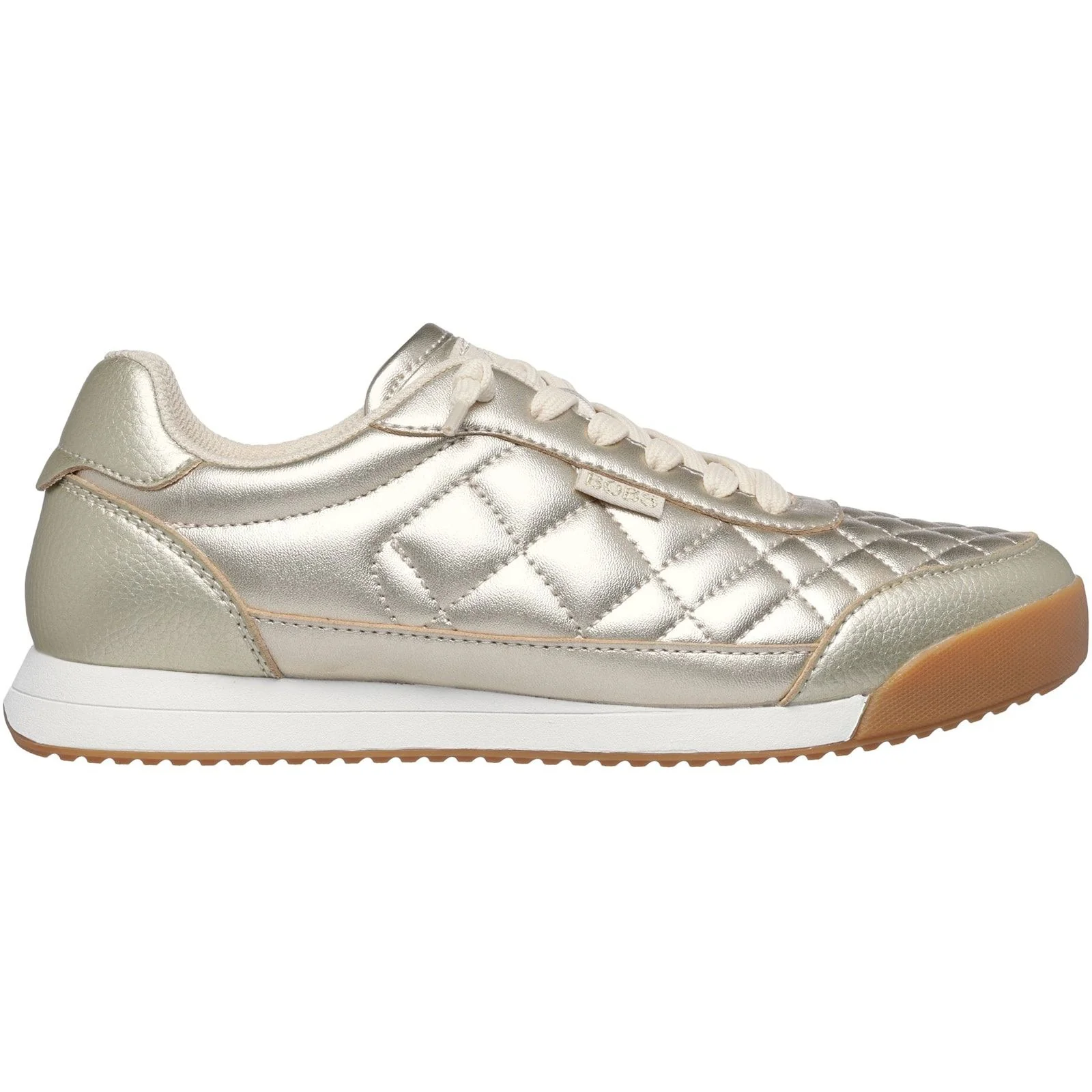 Skechers Womens BOBS Billie Wild Comfort Trainers Gold