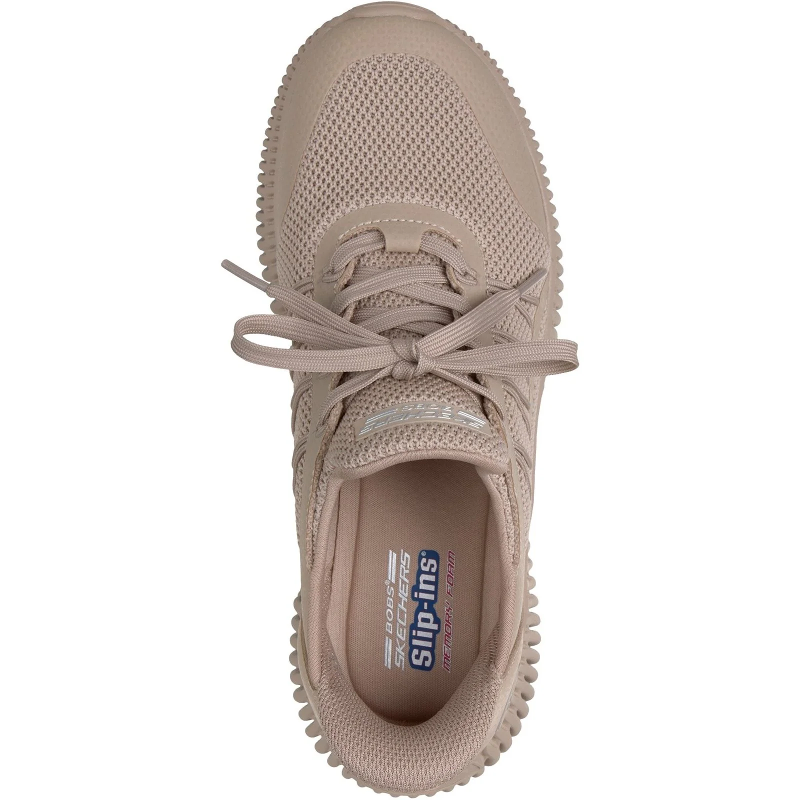 Skechers Womens BOBS Geo Lite Divine Pace Trainers Tan - Image 4