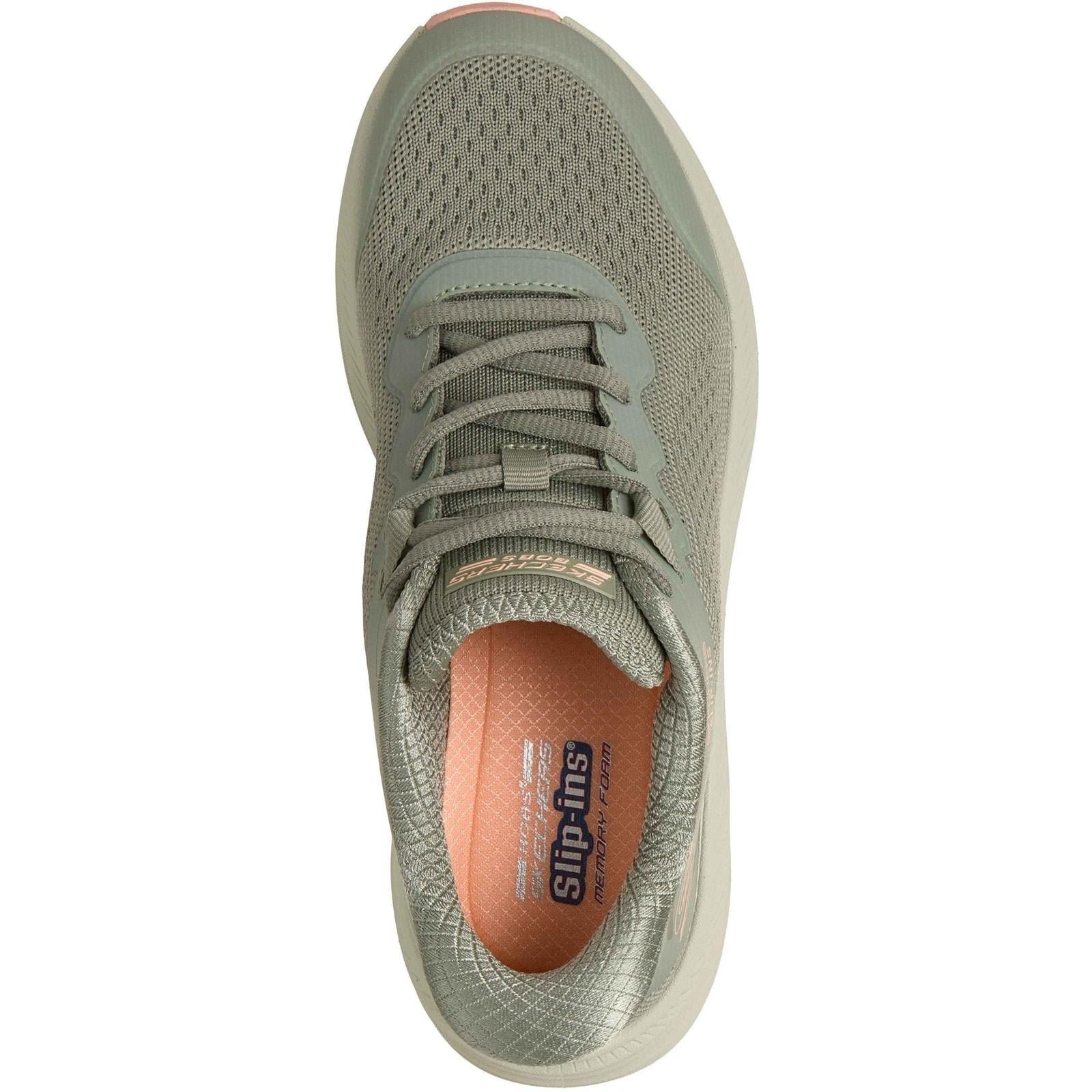 Skechers Womens BOBS Skillz Trainer Olive - Image 3