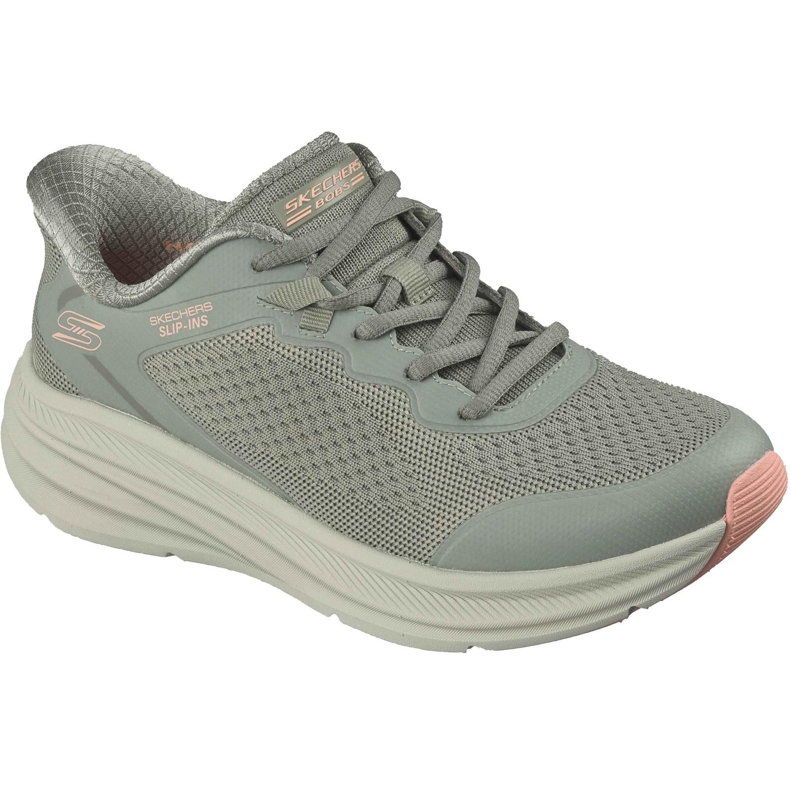 Skechers Womens BOBS Skillz Trainer Olive - Image 5