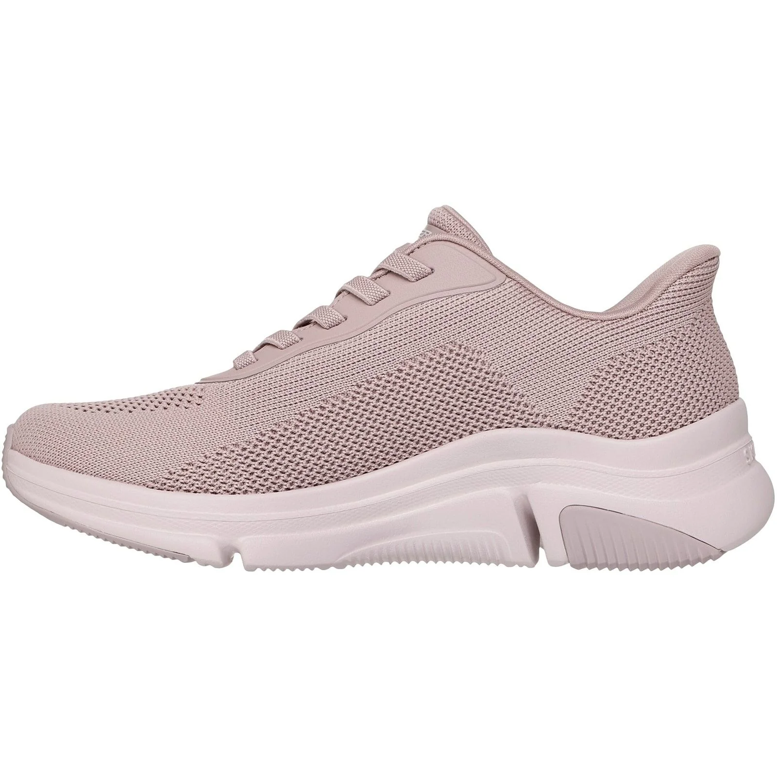 Skechers Womens BOBS Sparrow Flex Too You Trainers Blush - Image 2