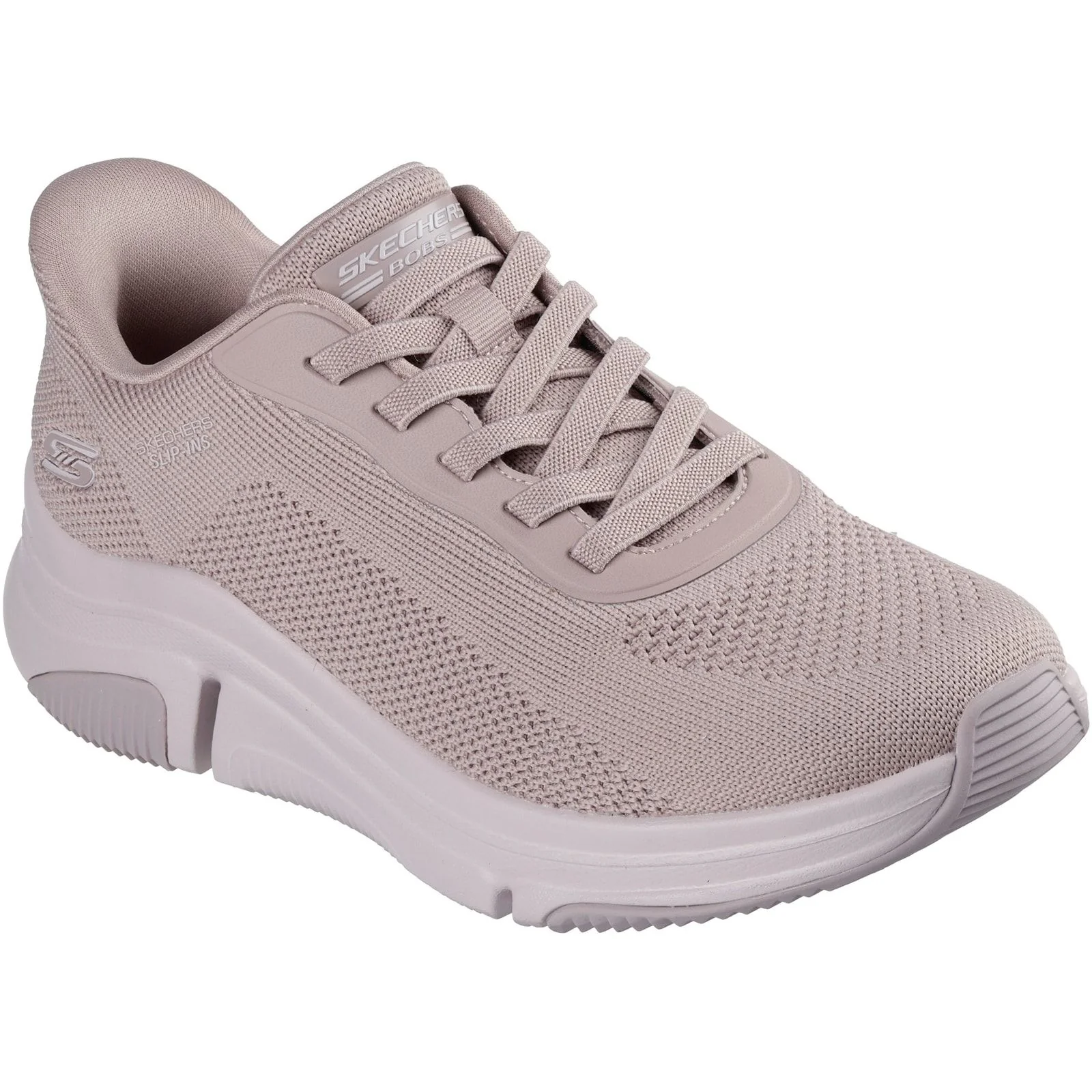 Skechers Womens BOBS Sparrow Flex Too You Trainers Blush - Image 5