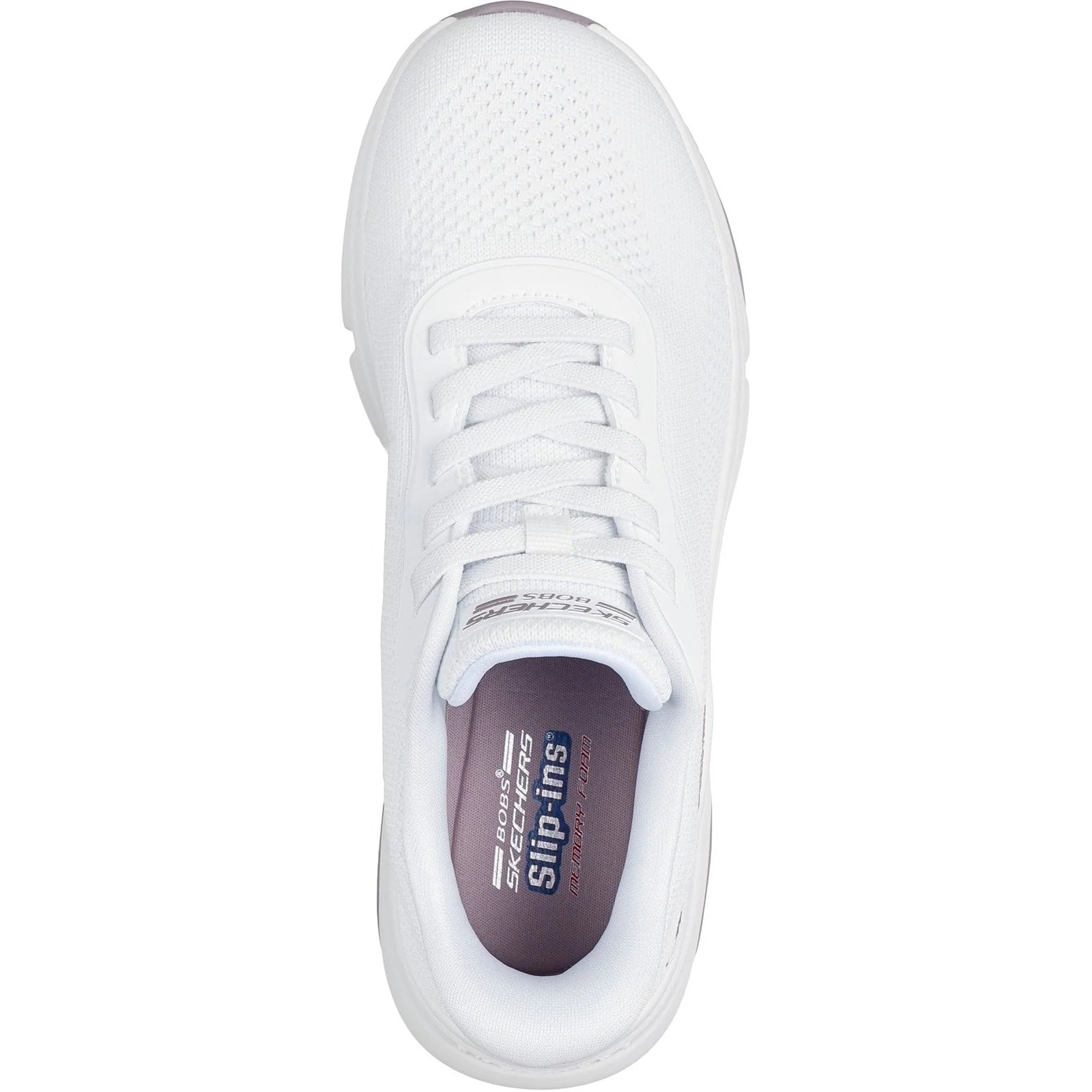 Skechers Womens BOBS Sparrow Flex Too You Trainers White - Image 4