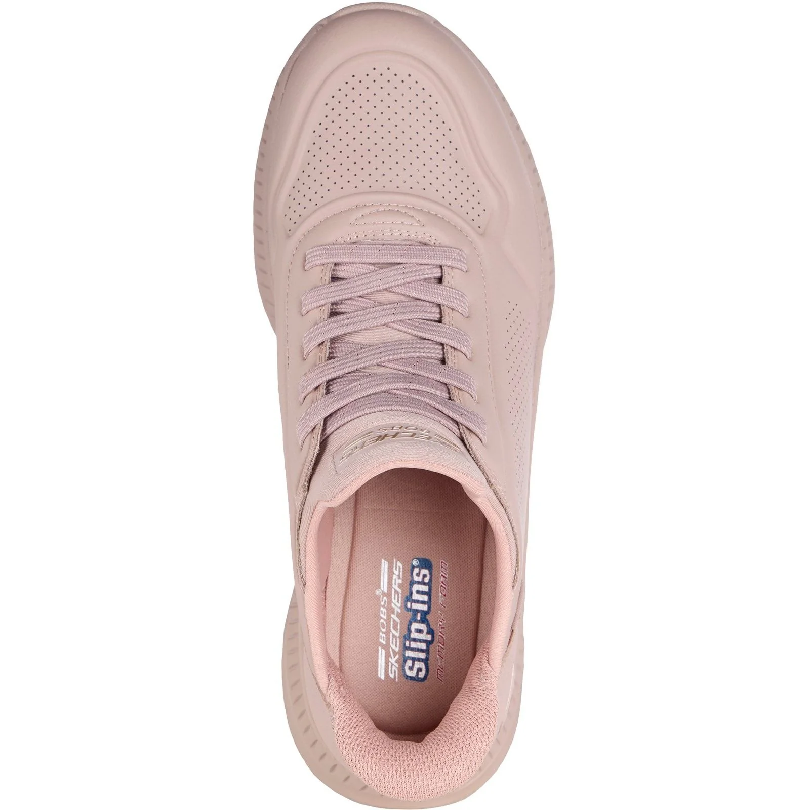 Skechers Womens BOBS Squad 4 Key Look Trainers Blush - Image 3
