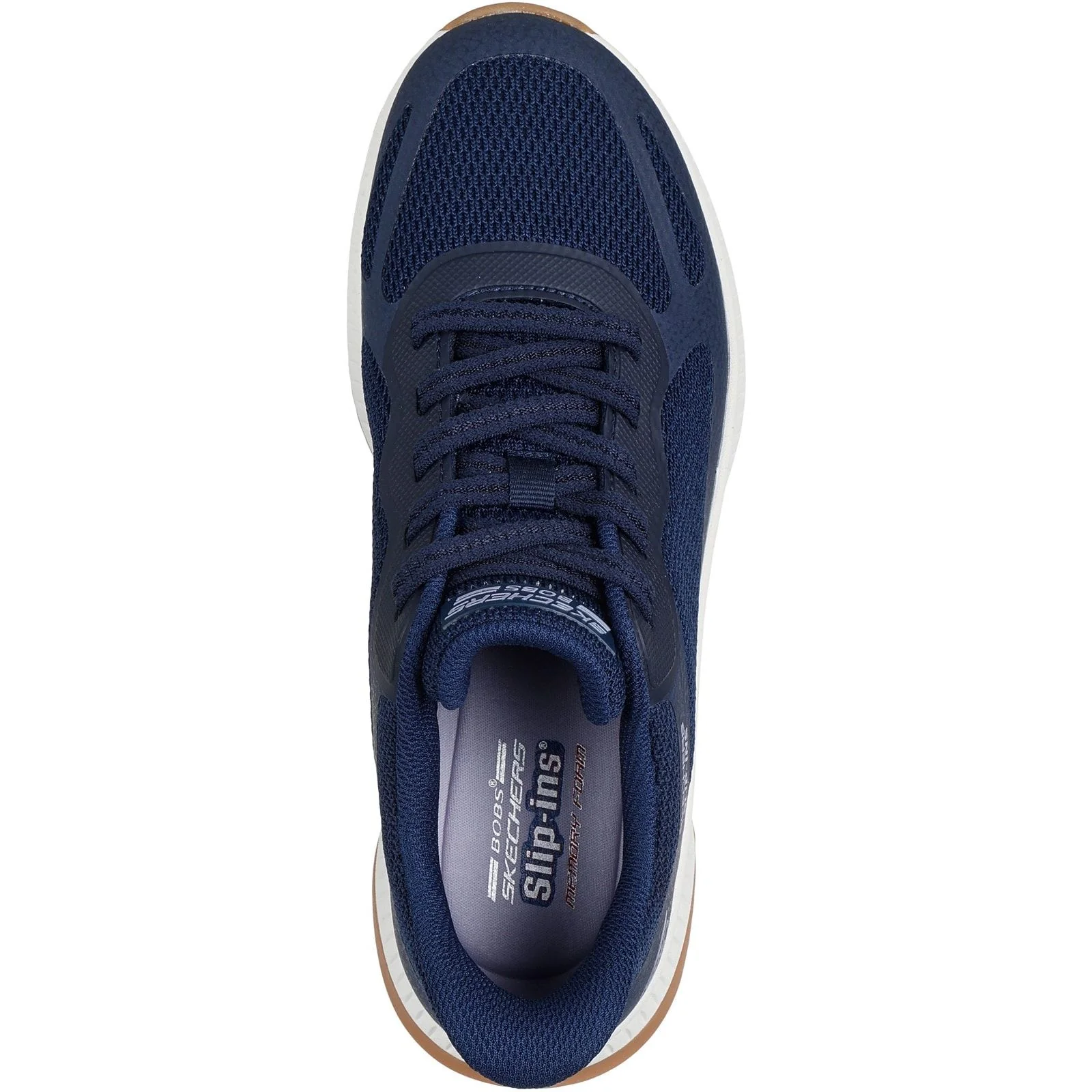Skechers Womens BOBS Squad 4 Staple Look Trainer Navy - Image 3