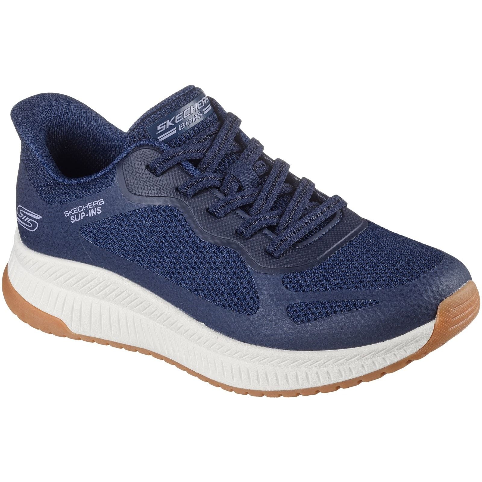 Skechers Womens BOBS Squad 4 Staple Look Trainer Navy - Image 5