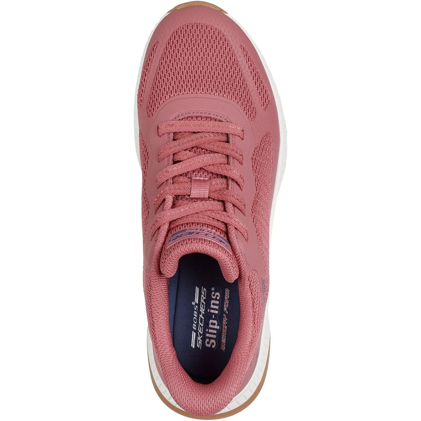 Skechers Womens BOBS Squad 4 Staple Look Trainer Rose - Image 4