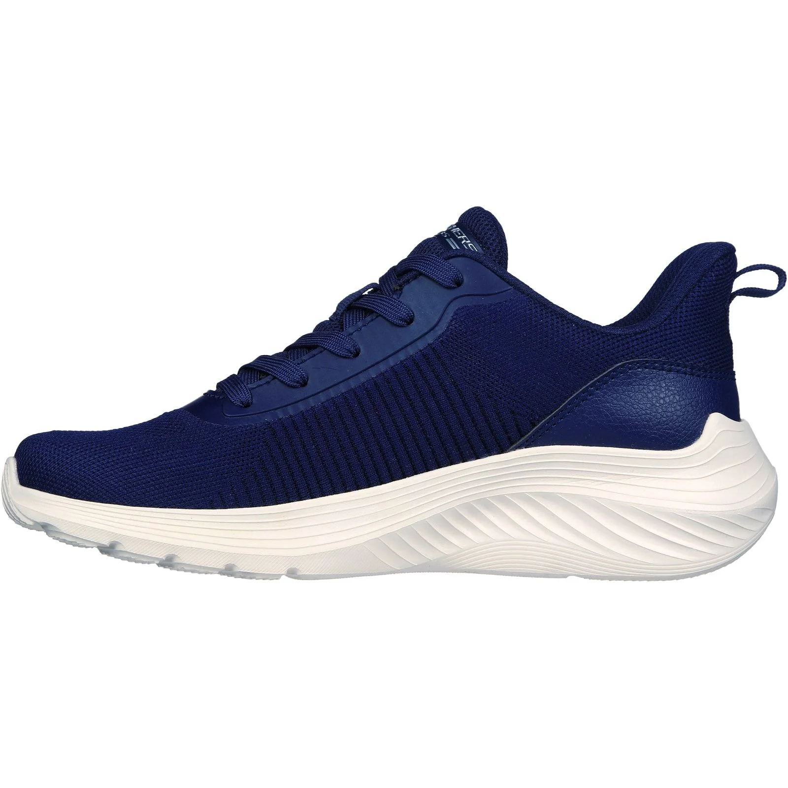 Skechers Womens Bobs Squad Waves Shoes Navy - Image 2