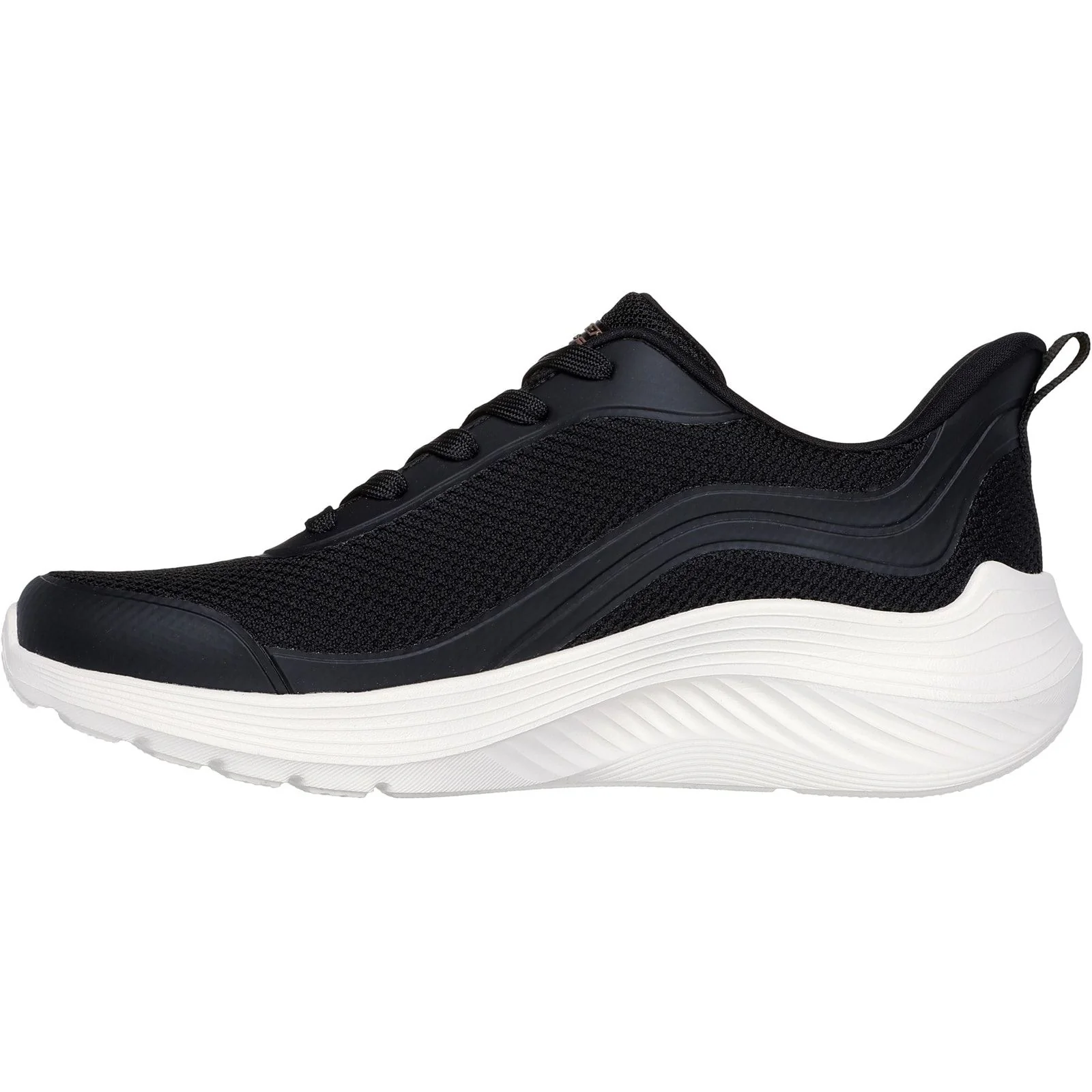 Skechers Womens Bobs Squad Waves Still Wading Trainers Black - Image 2