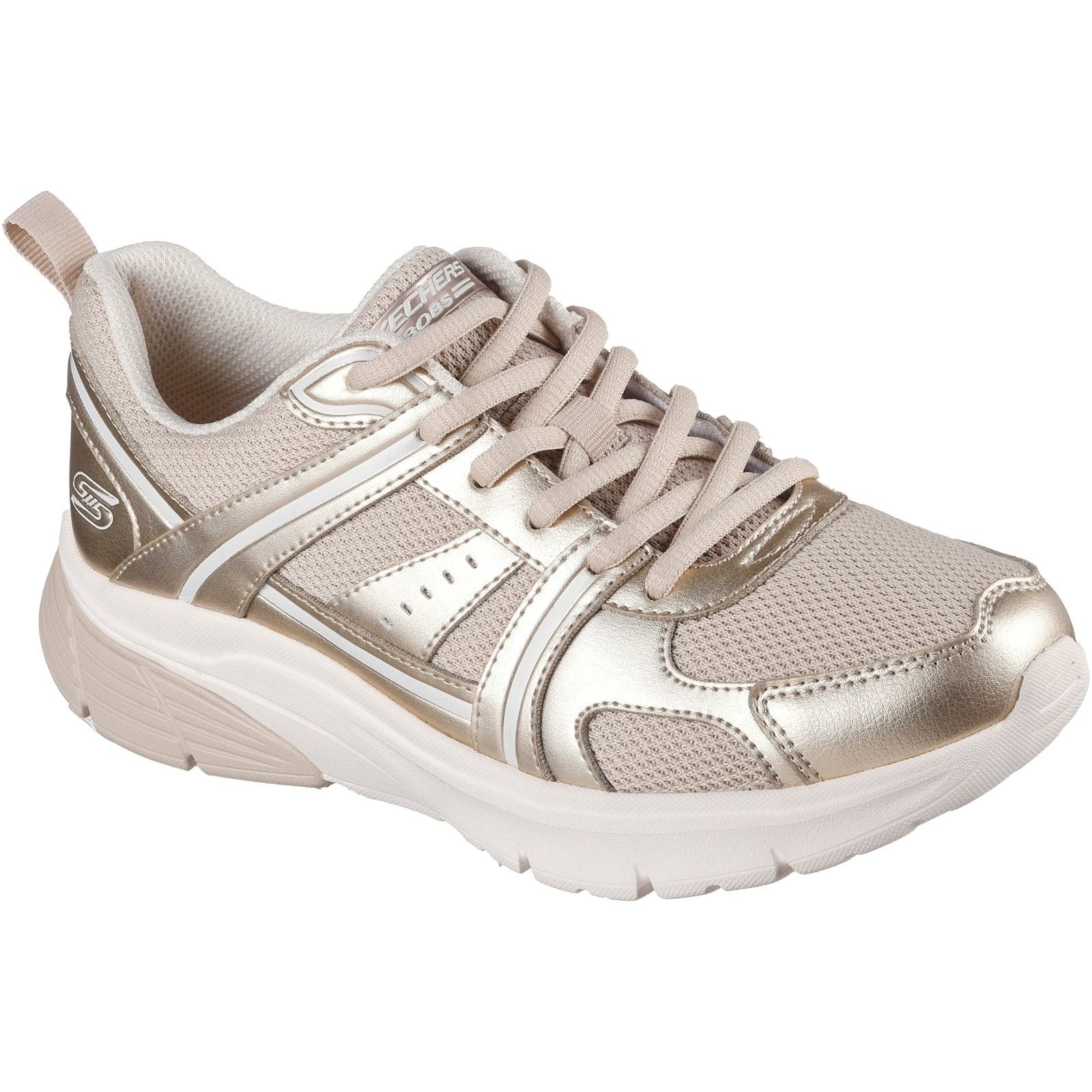 Skechers Womens BOBS Vamos Trainers Gold - Image 5