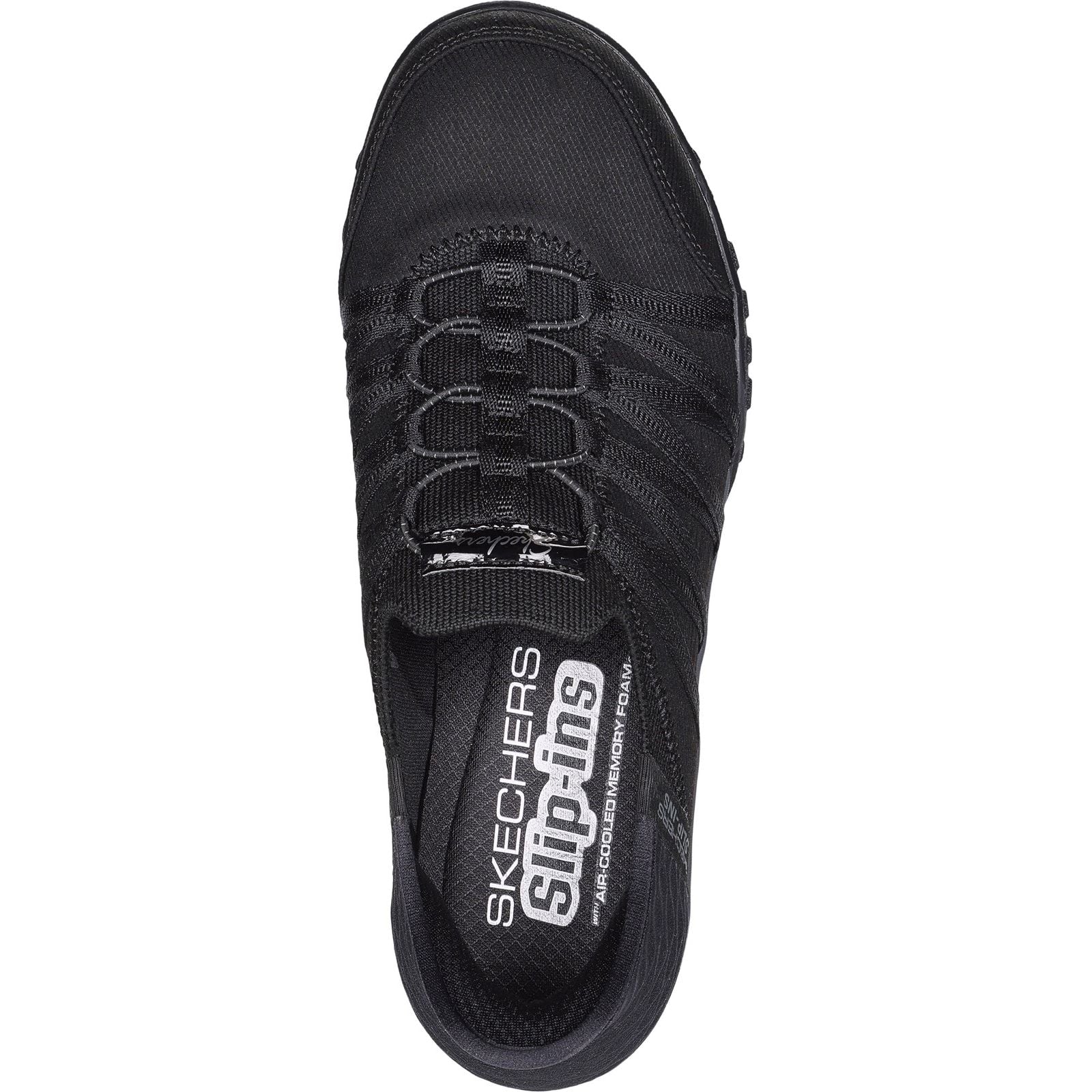 Skechers Womens Breathe-Easy Roll-With-Me Shoes Black - Image 4
