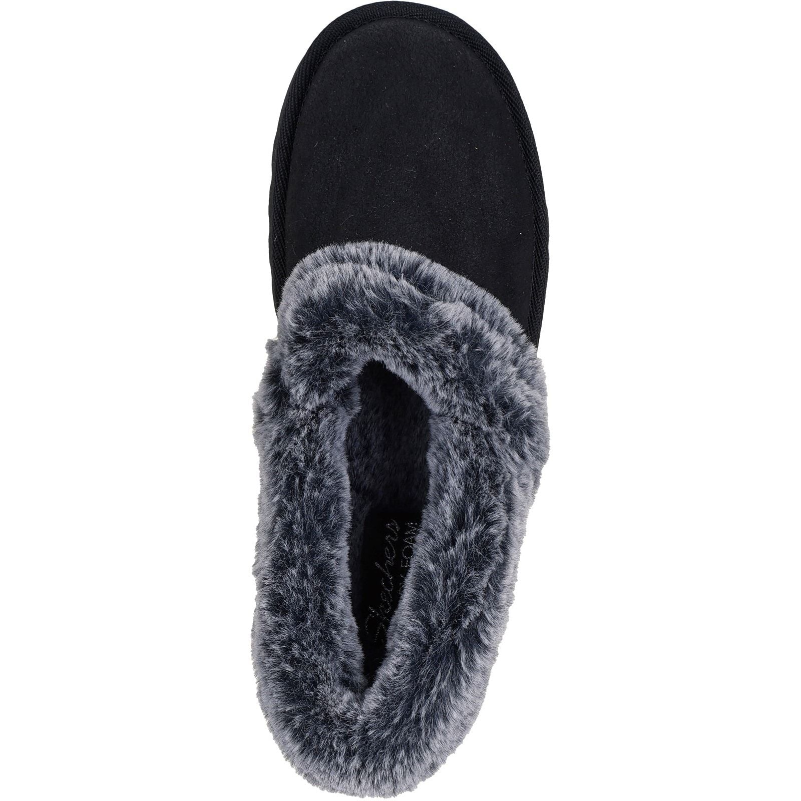 Skechers Womens Cozy Up Slippers Black - Image 3