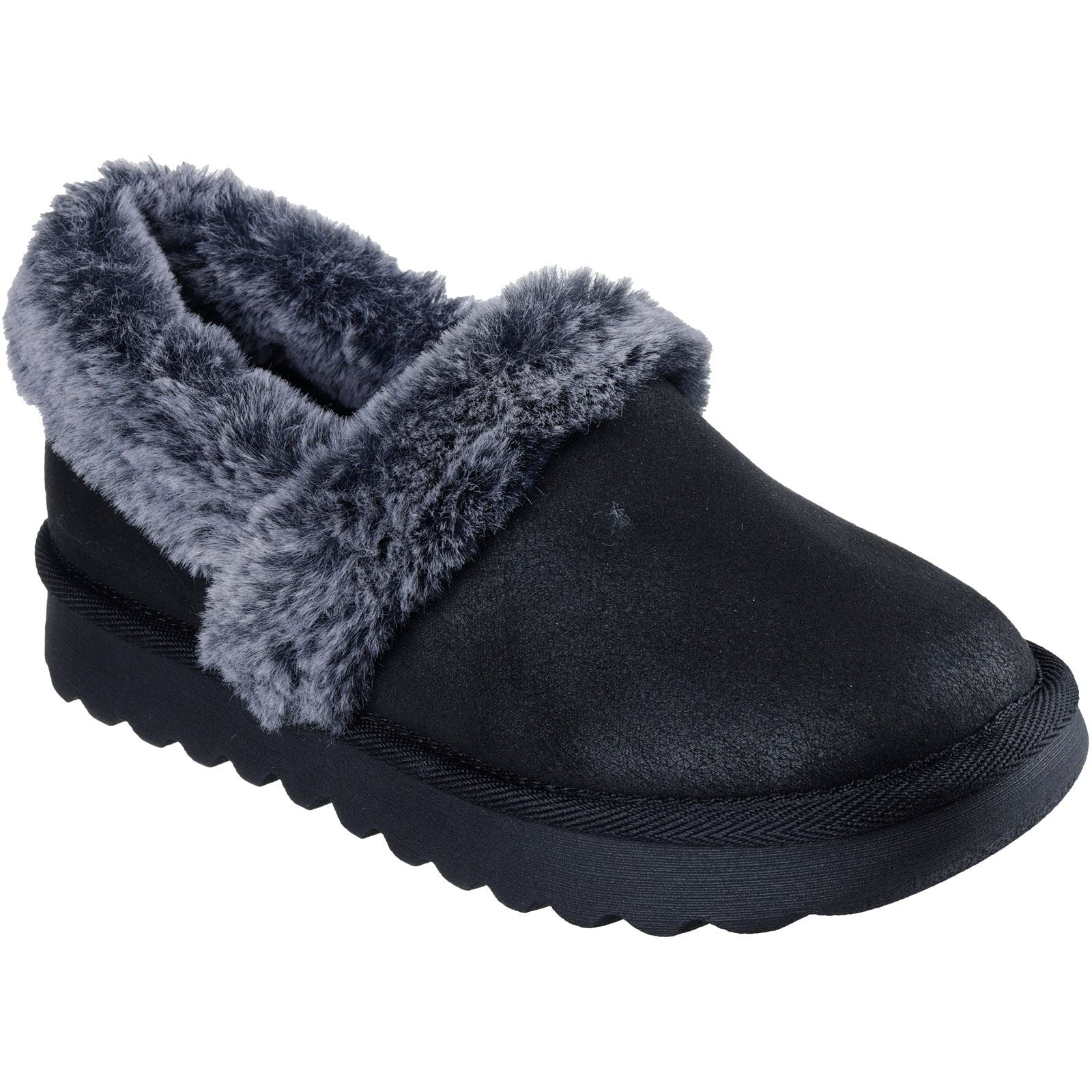 Skechers Womens Cozy Up Slippers Black - Image 5
