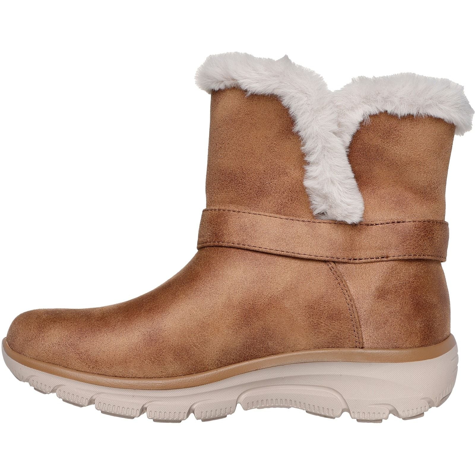 Skechers Womens Easy Going Dreamers Move Ankle Boots Chestnut - Image 2