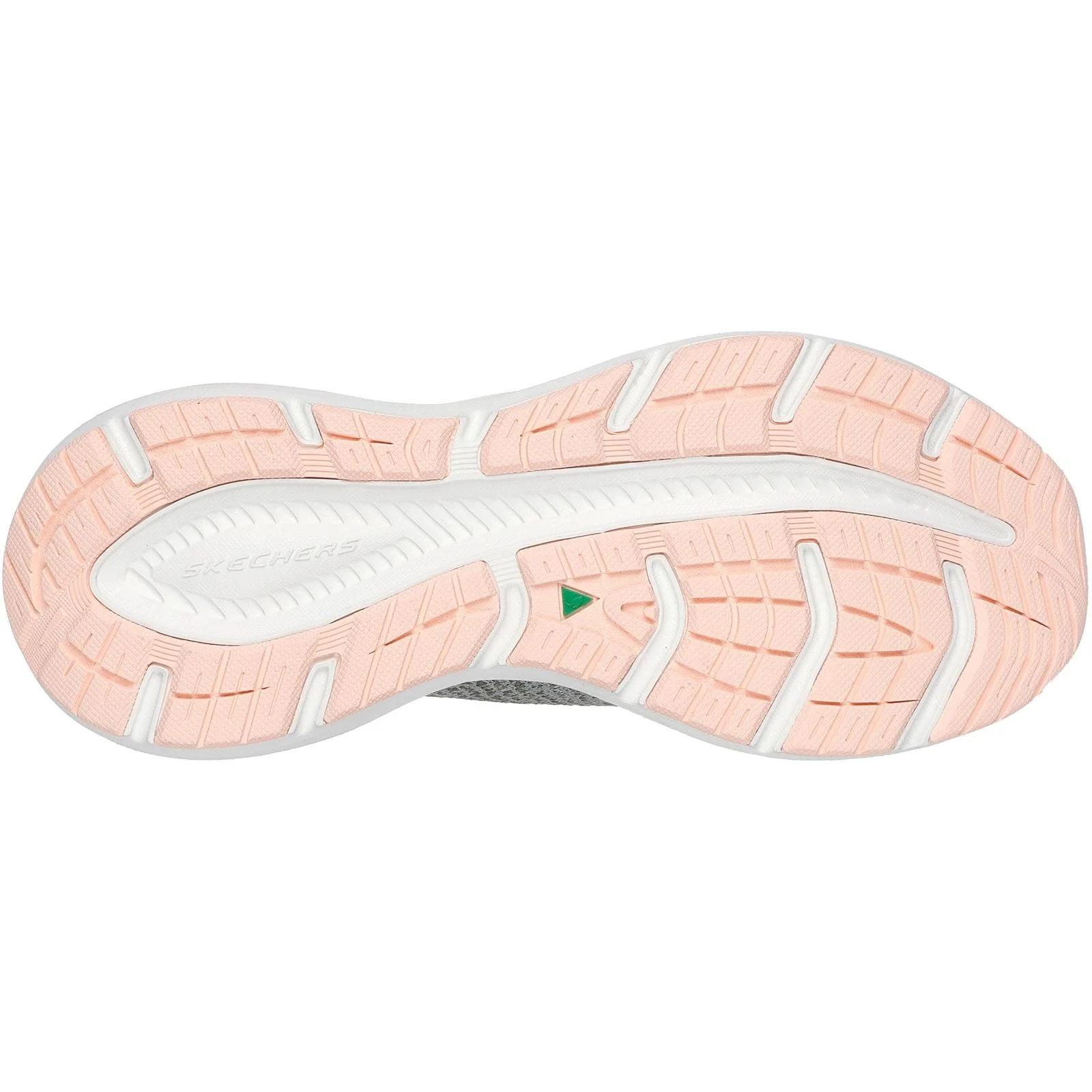 Skechers Womens Edgeride Impression Shoes Green/Orange - Image 3