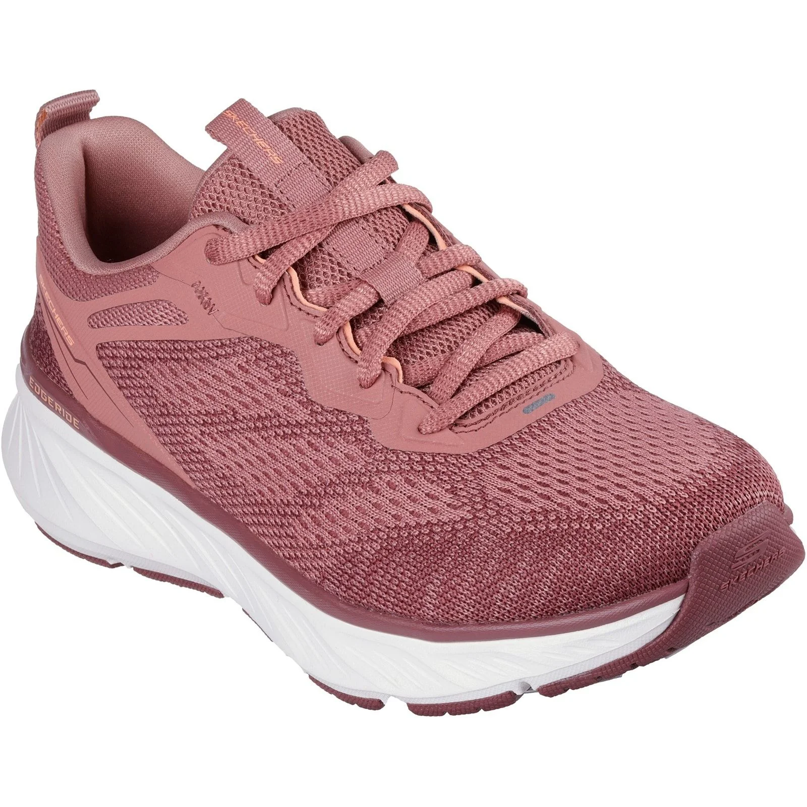 Skechers Womens Edgeride Power Flow Trainers Dark Mauve - Image 5