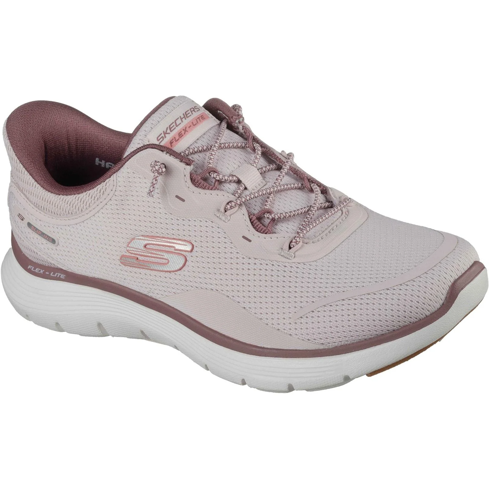 Skechers Womens Flex Appeal 5.0 Easy Breezy Trainer Light Mauve - Image 5