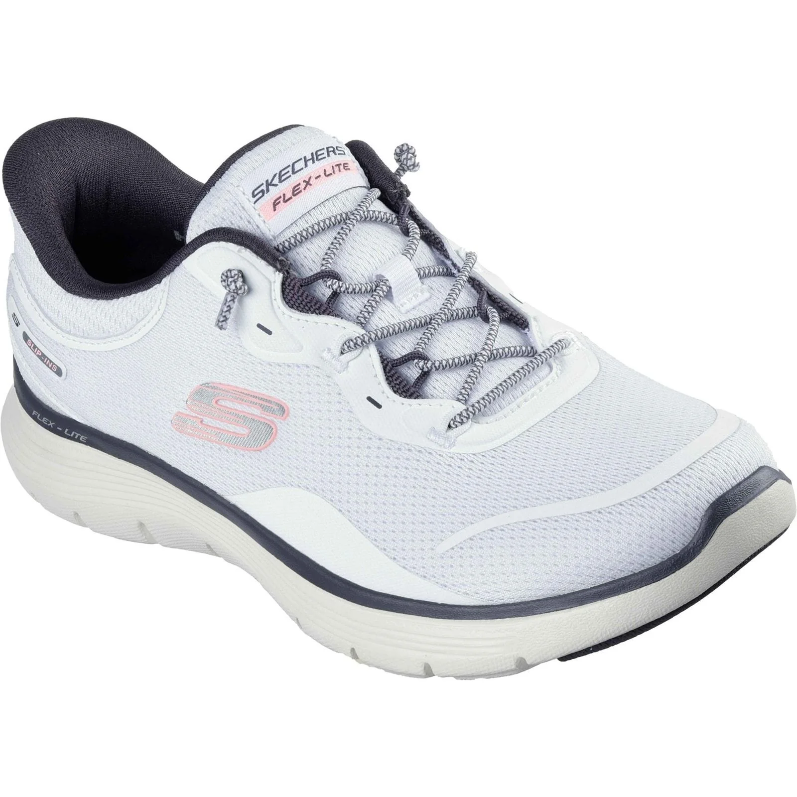 Skechers Womens Flex Appeal 5.0 Easy Breezy Trainer White/Multi - Image 5