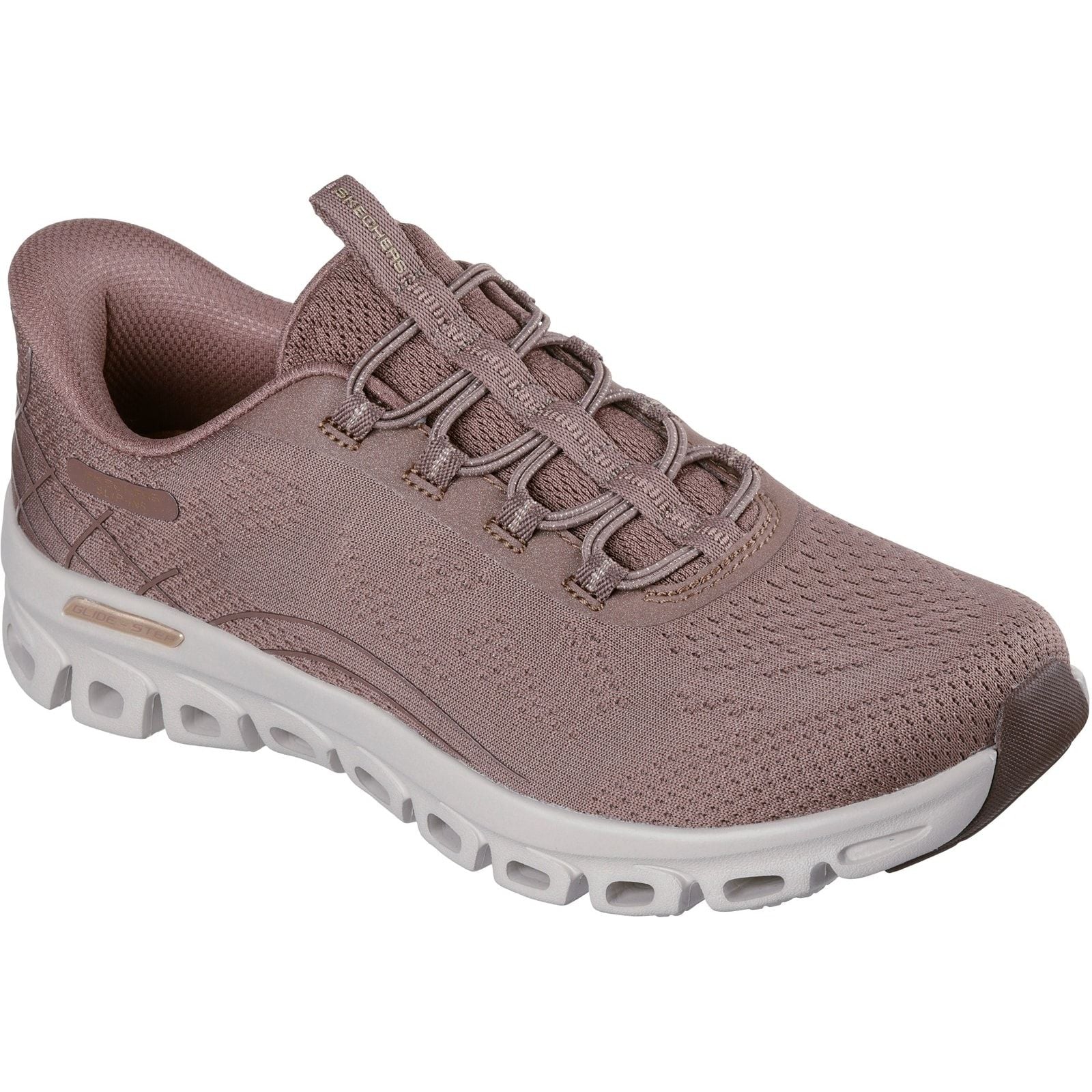 Skechers Womens Glide-Step Elevate Amaze Trainers Brown - Image 5