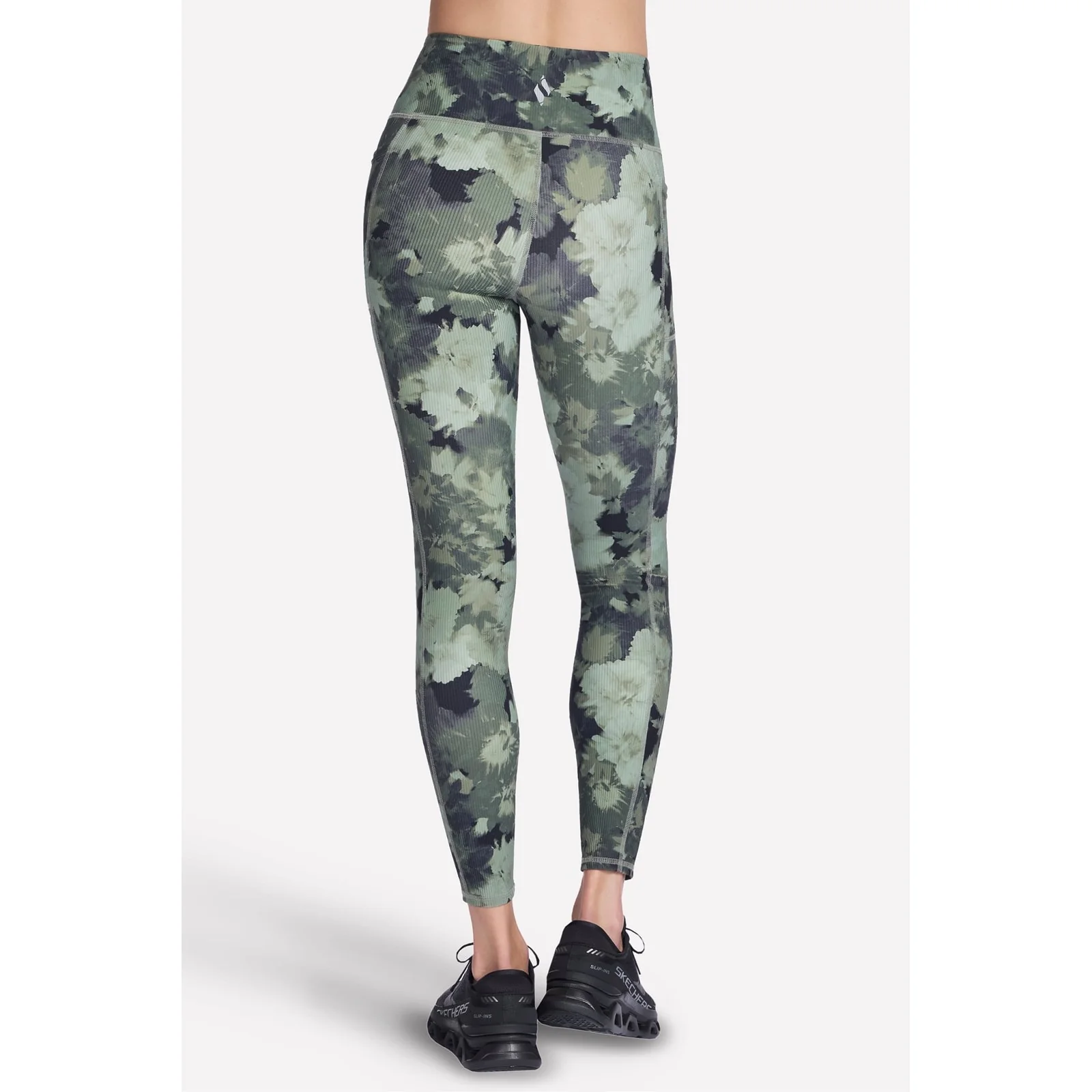 Skechers Womens GO FLEX Rib Inbloom Legging Inbloom Green - Image 2