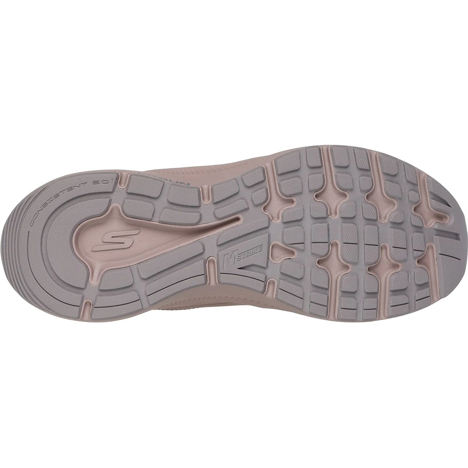 Skechers Womens GO RUN Consistent 2.0 Advantage Trainer Light Brown/Gold - Image 4