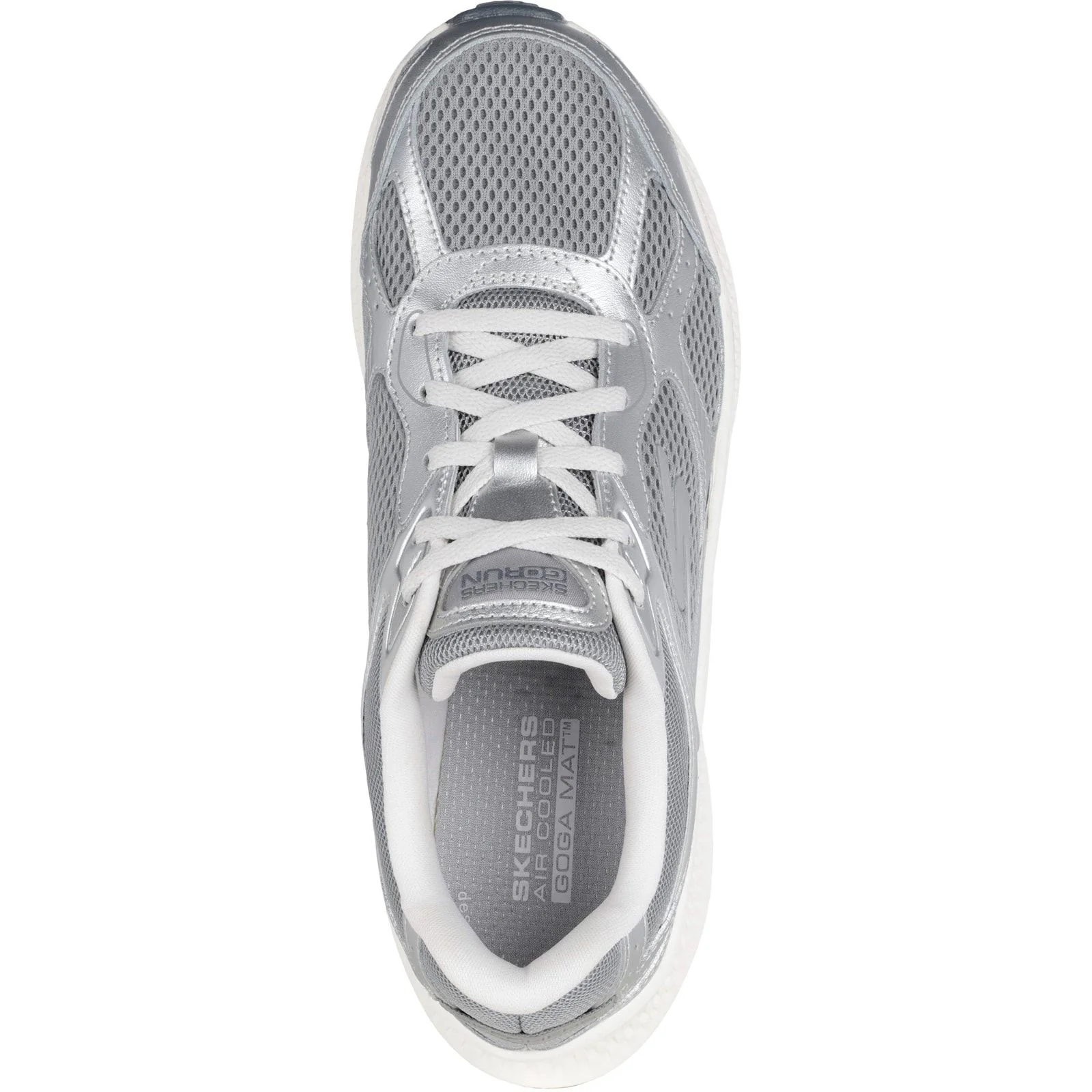 Skechers Womens GO RUN Consistent 2.0 Volt Trainer Grey/Silver - Image 3