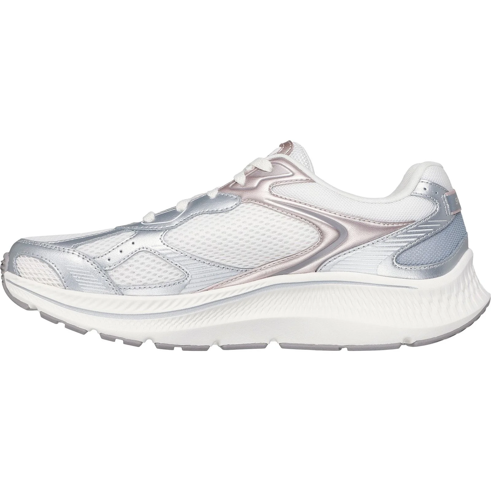 Skechers Womens GO RUN Consistent 2.0 Volt Trainer Off White - Image 2
