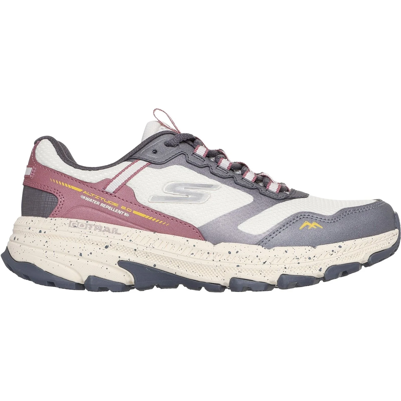 Skechers Womens GO RUN Trail Altitude 2.0 Ravine Trainer Natural