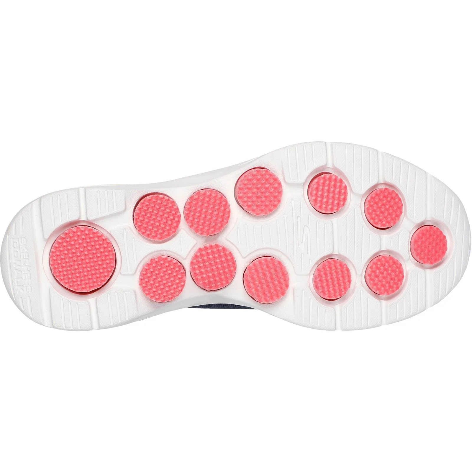 Skechers Womens GO WALK 7 - Vina Shoe Navy/Coral - Image 3