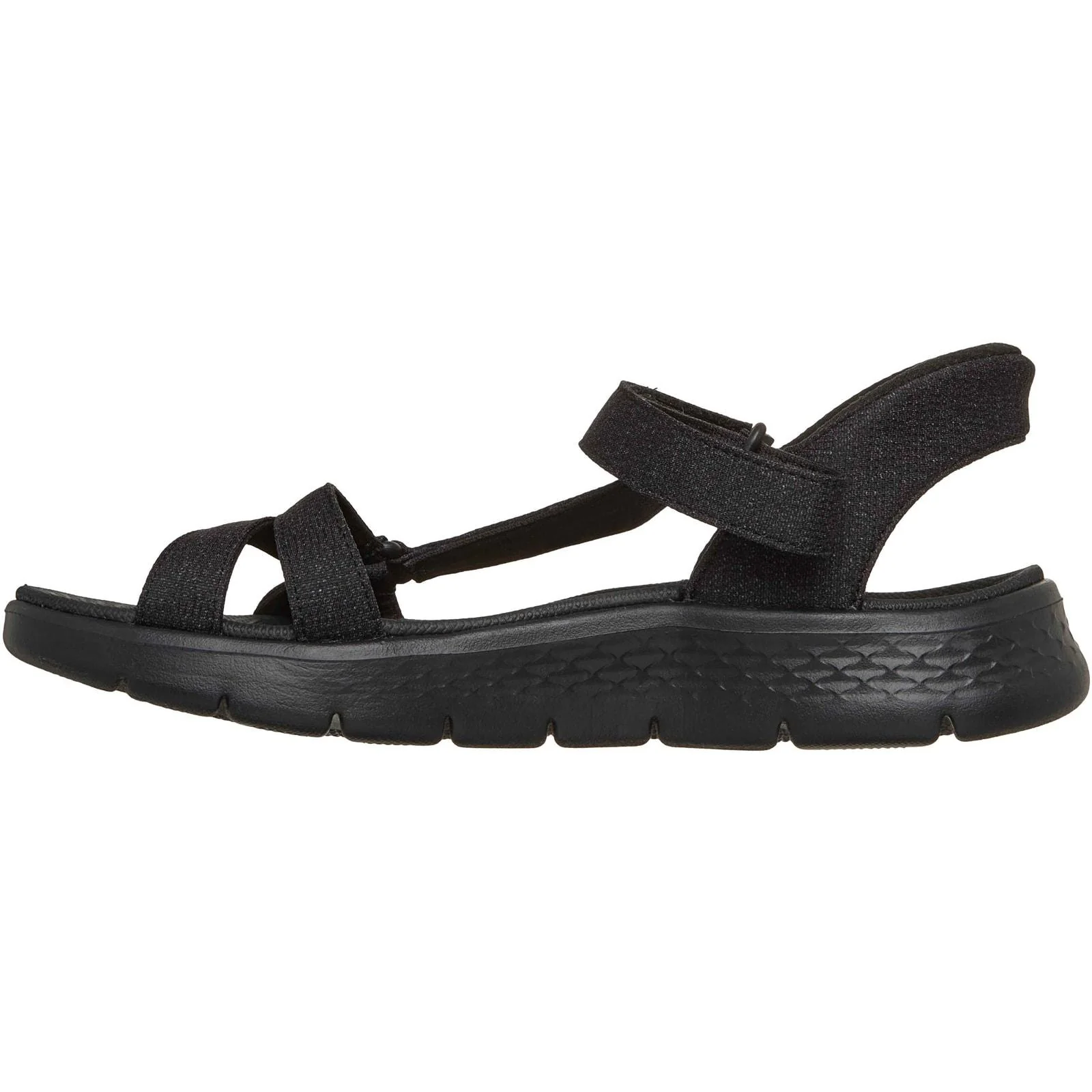 Skechers Womens GO WALK Flex Illuminate Sandal Black - Image 2