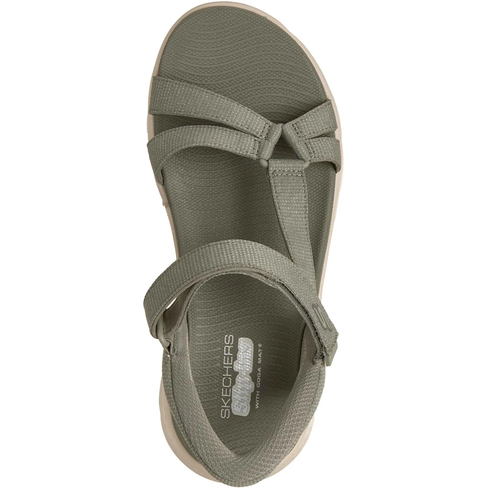 Skechers Womens GO WALK Flex Illuminate Sandal Sage - Image 3