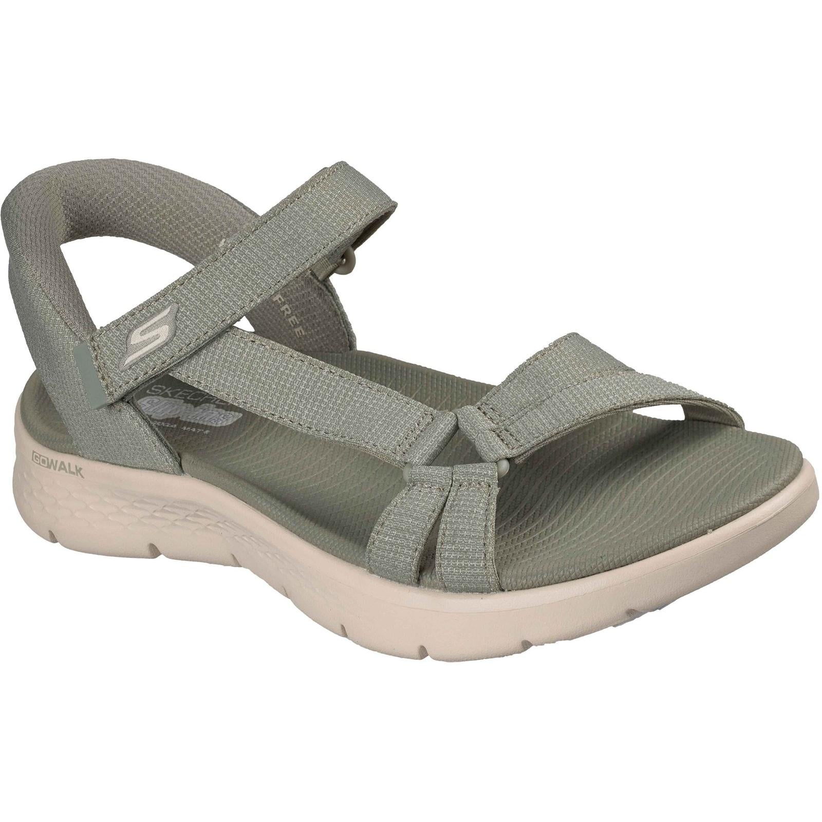 Skechers Womens GO WALK Flex Illuminate Sandal Sage - Image 5
