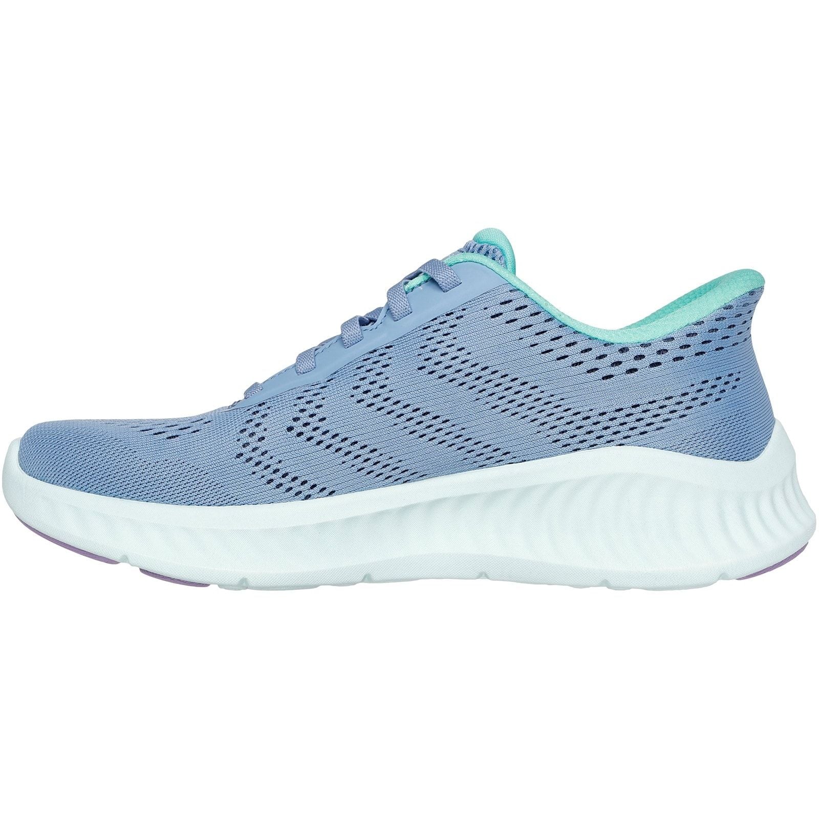 Skechers Womens Go Walk Now Khloe Trainers Blue/Green - Image 2