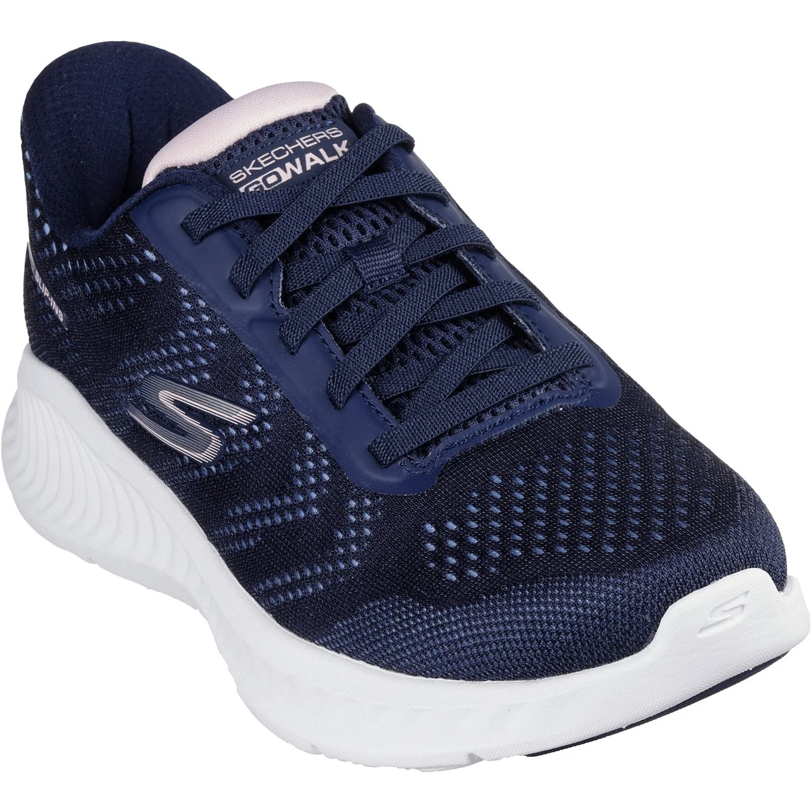 Skechers Womens Go Walk Now Khloe Trainers Navy/White - Image 5
