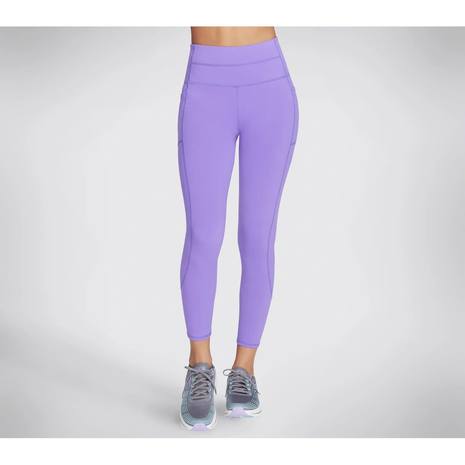 Skechers Womens GOWALK Wear High-Waisted 7/8 Legging Neon Pink/Purple