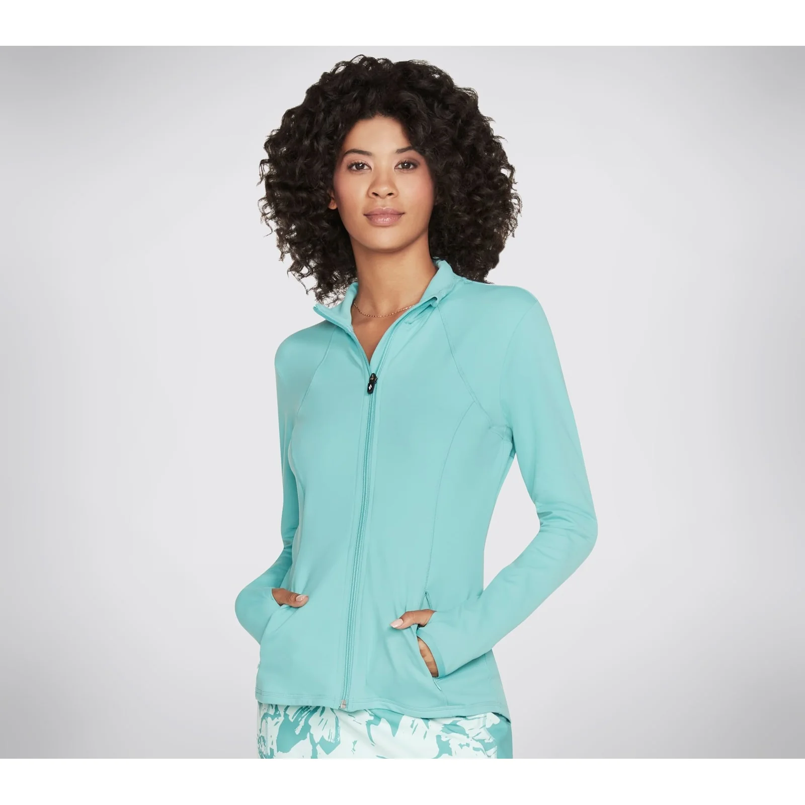 Skechers Womens GOWALK Wear Mesh Jacket Porcelain