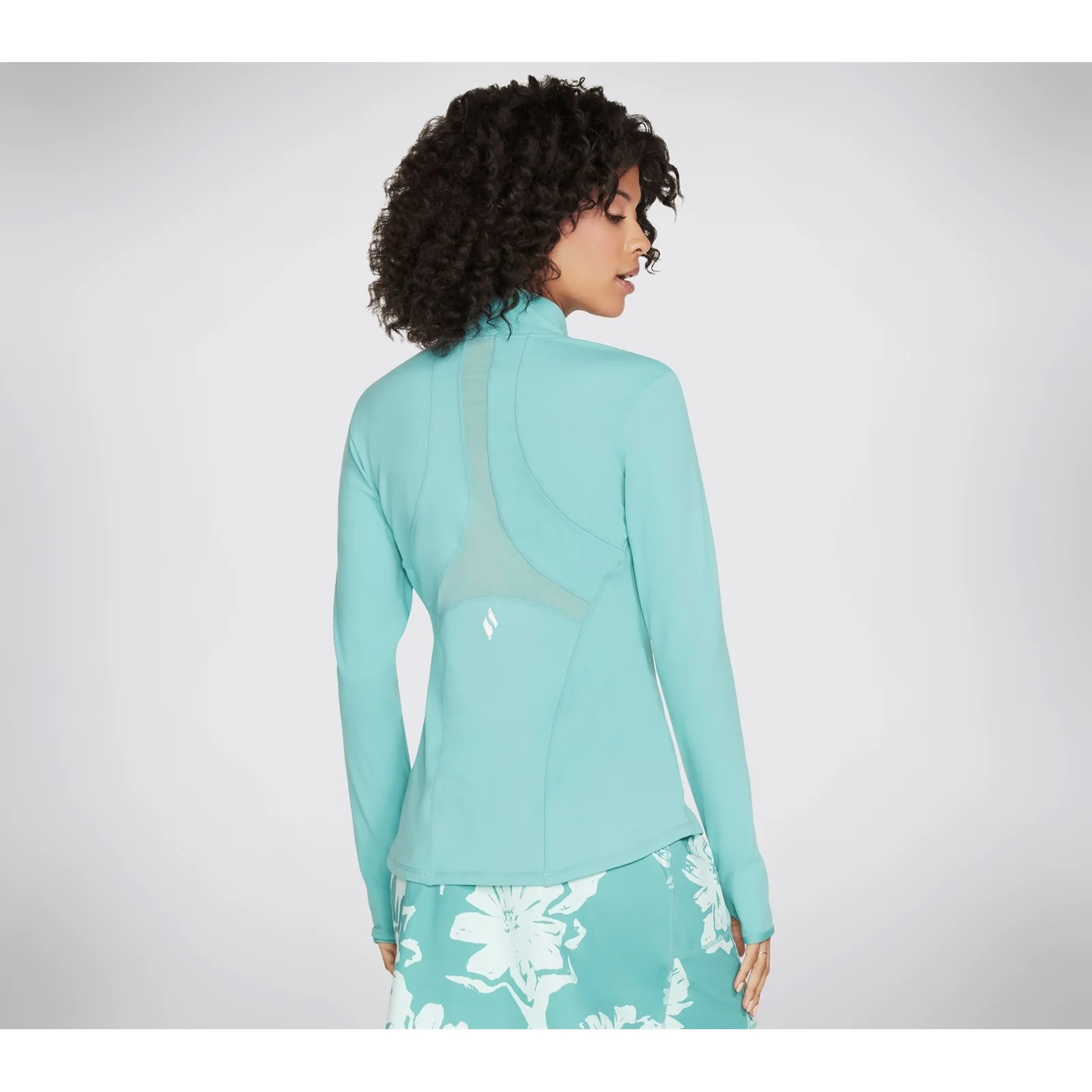 Skechers Womens GOWALK Wear Mesh Jacket Porcelain - Image 2
