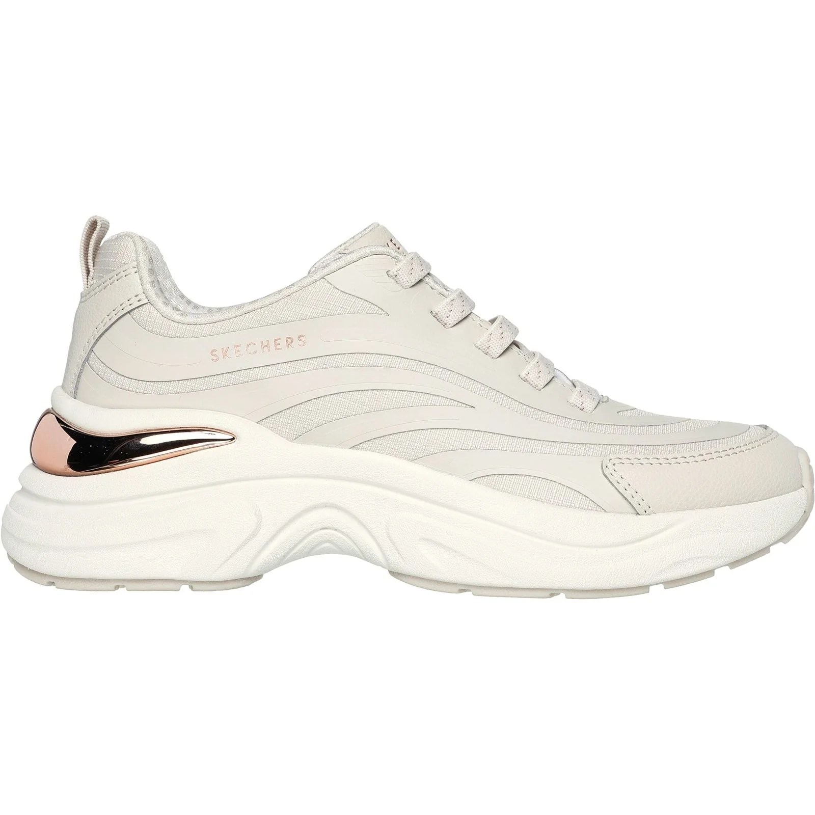 Skechers Womens Hazel Step N Flow Trainer Natural