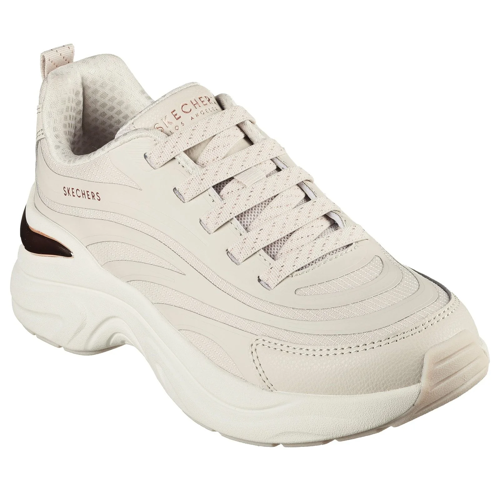 Skechers Womens Hazel Step N Flow Trainer Natural - Image 5