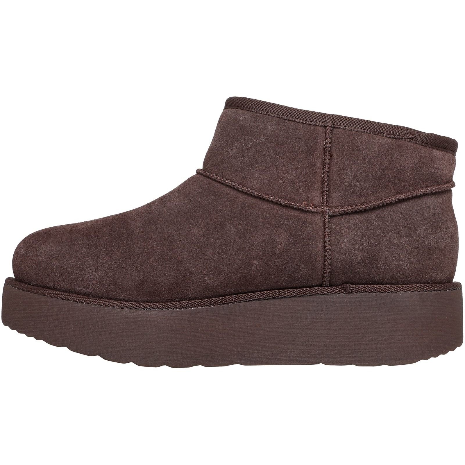 Skechers Womens Keep Cozy Boots Chocolate - Image 2