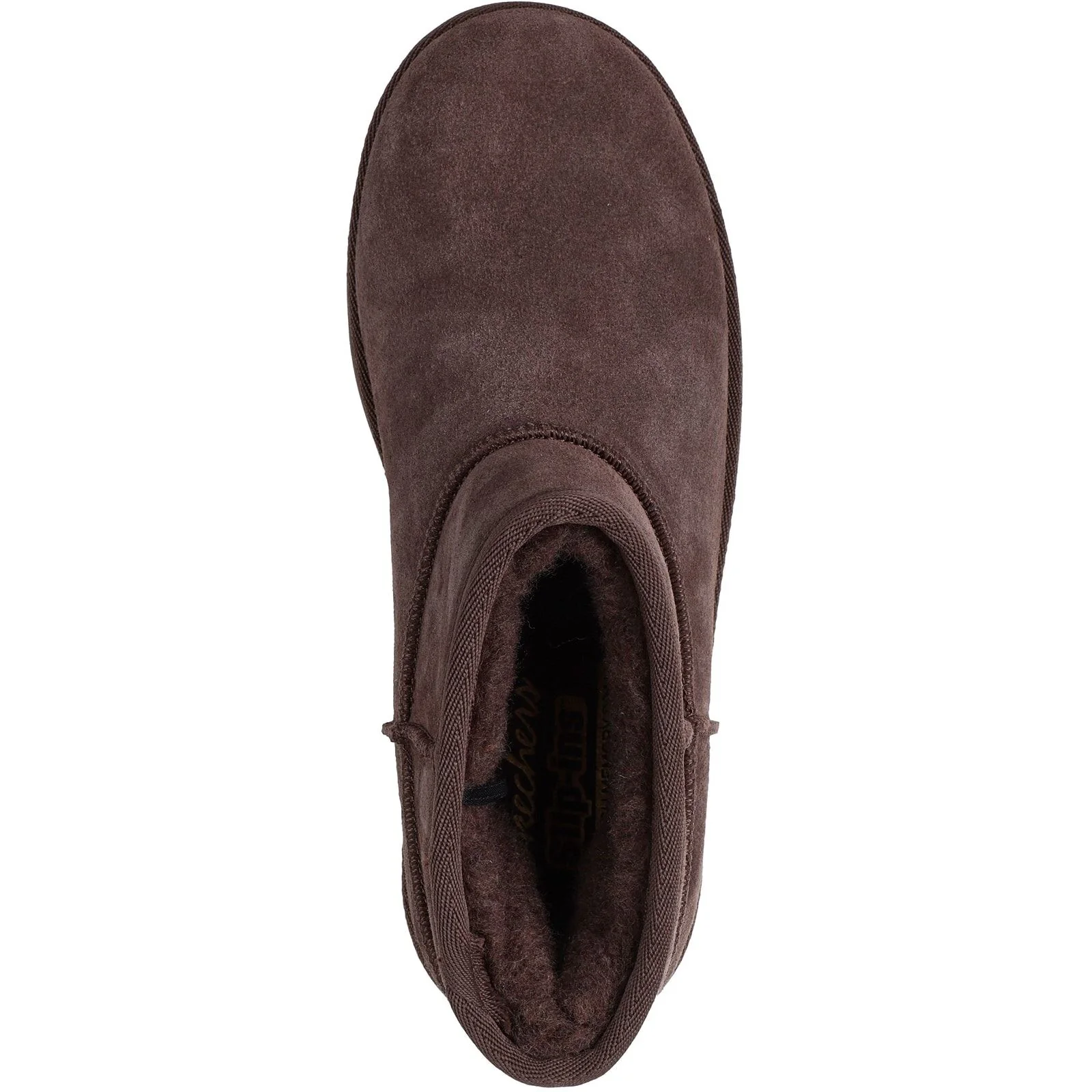 Skechers Womens Keep Cozy Boots Chocolate - Image 3