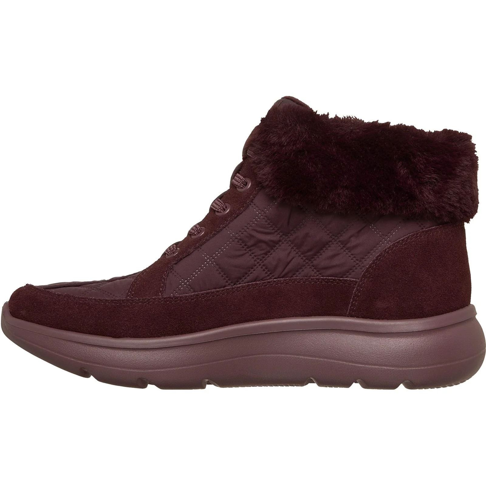 Skechers Womens On-The-Go Encore Elisa Boots Burgundy - Image 2