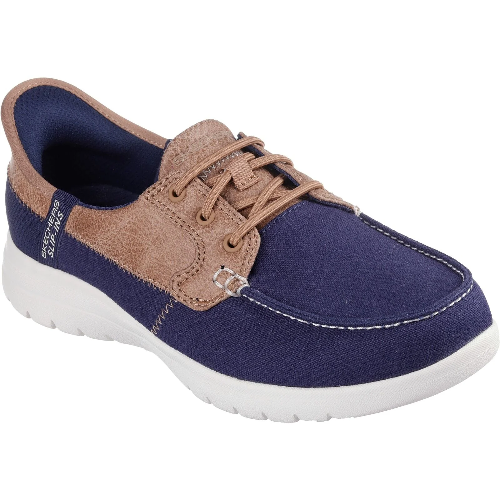 Skechers Womens On-the-GO Flex - Palmilla Boat Shoe Navy - Image 5