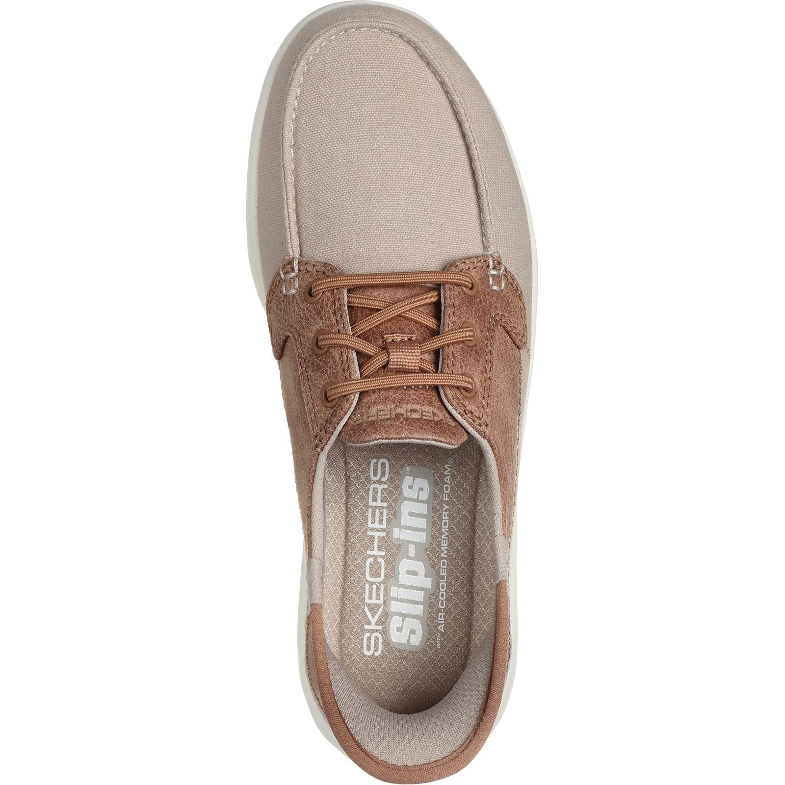 Skechers Womens On-the-GO Flex - Palmilla Boat Shoe Taupe - Image 4