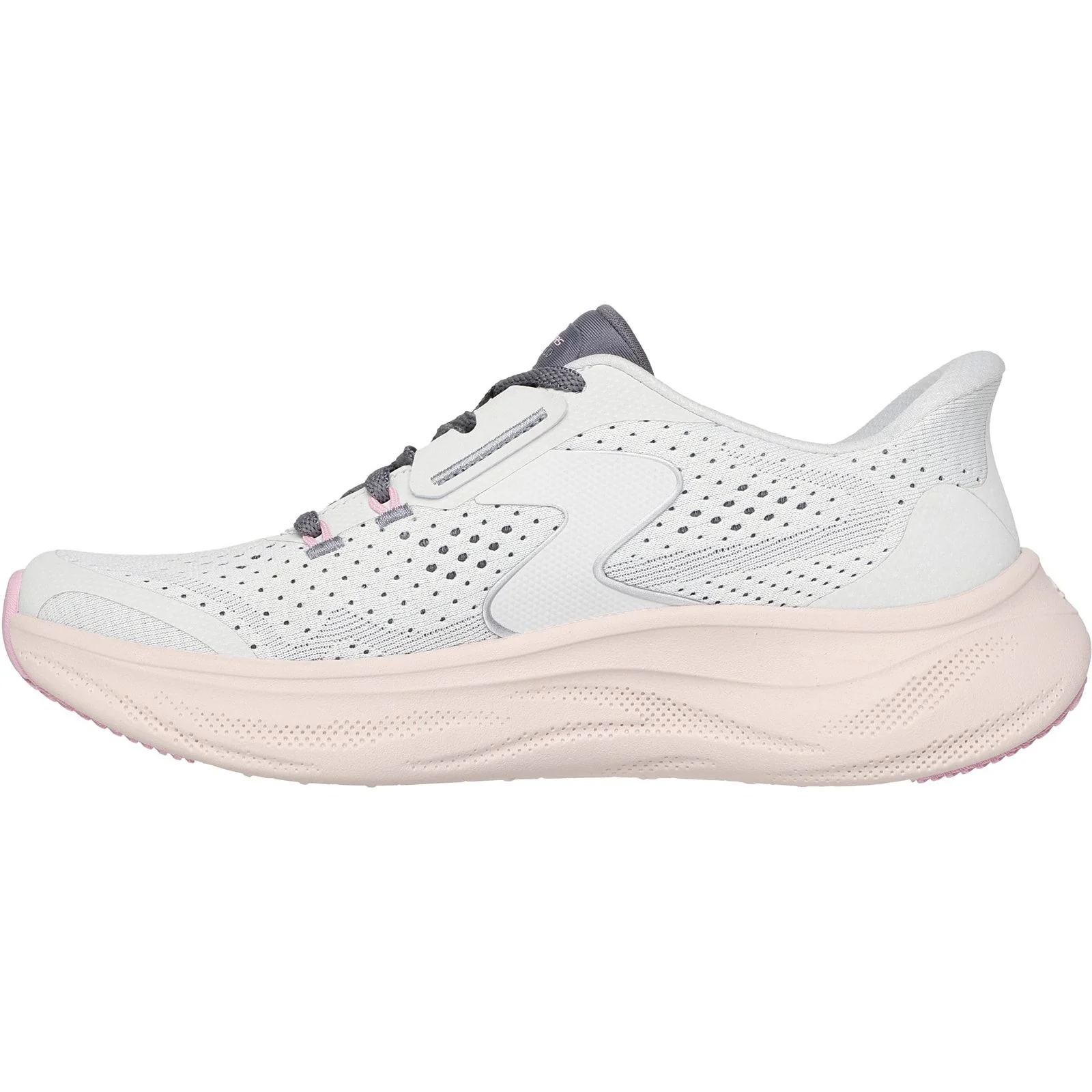 Skechers Womens Skech Cloud Plush Horizon Trainers White/Multi - Image 2