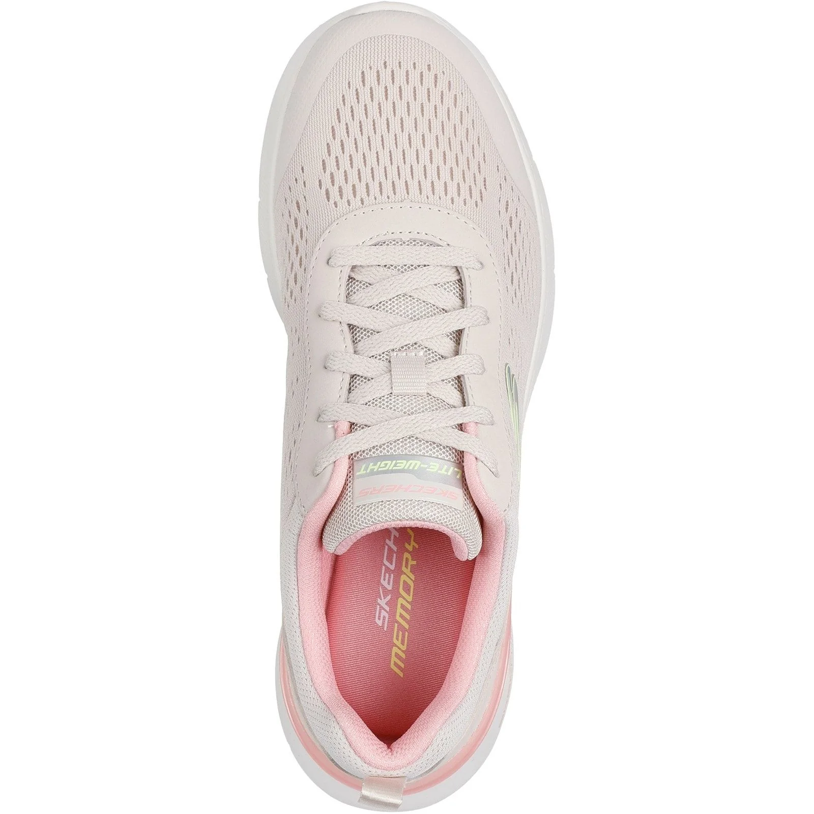 Skechers Womens Skech-Air Dynamight 2.0 New Heights Shoe Natural/Pink - Image 4